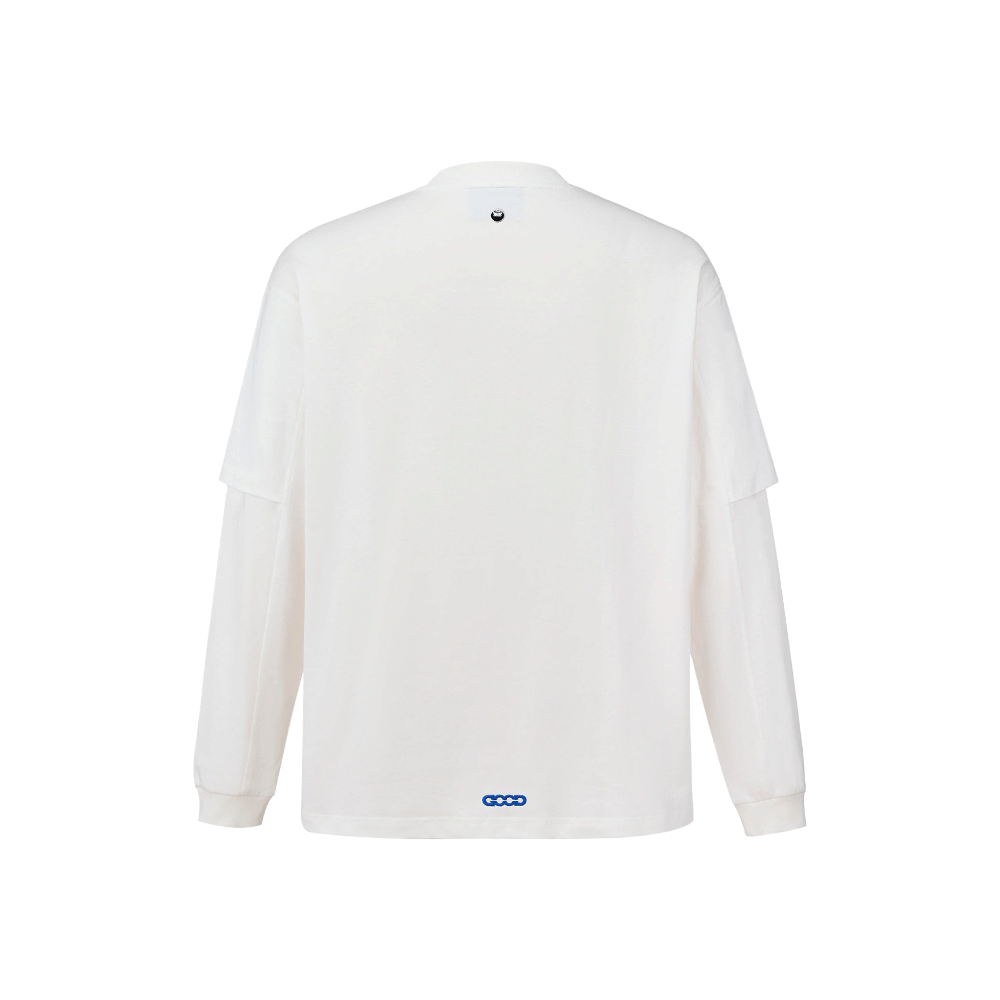 Goodbrand Melting Ice Cream Two - Piece Long Sleeved T-Shirt White (FW25)