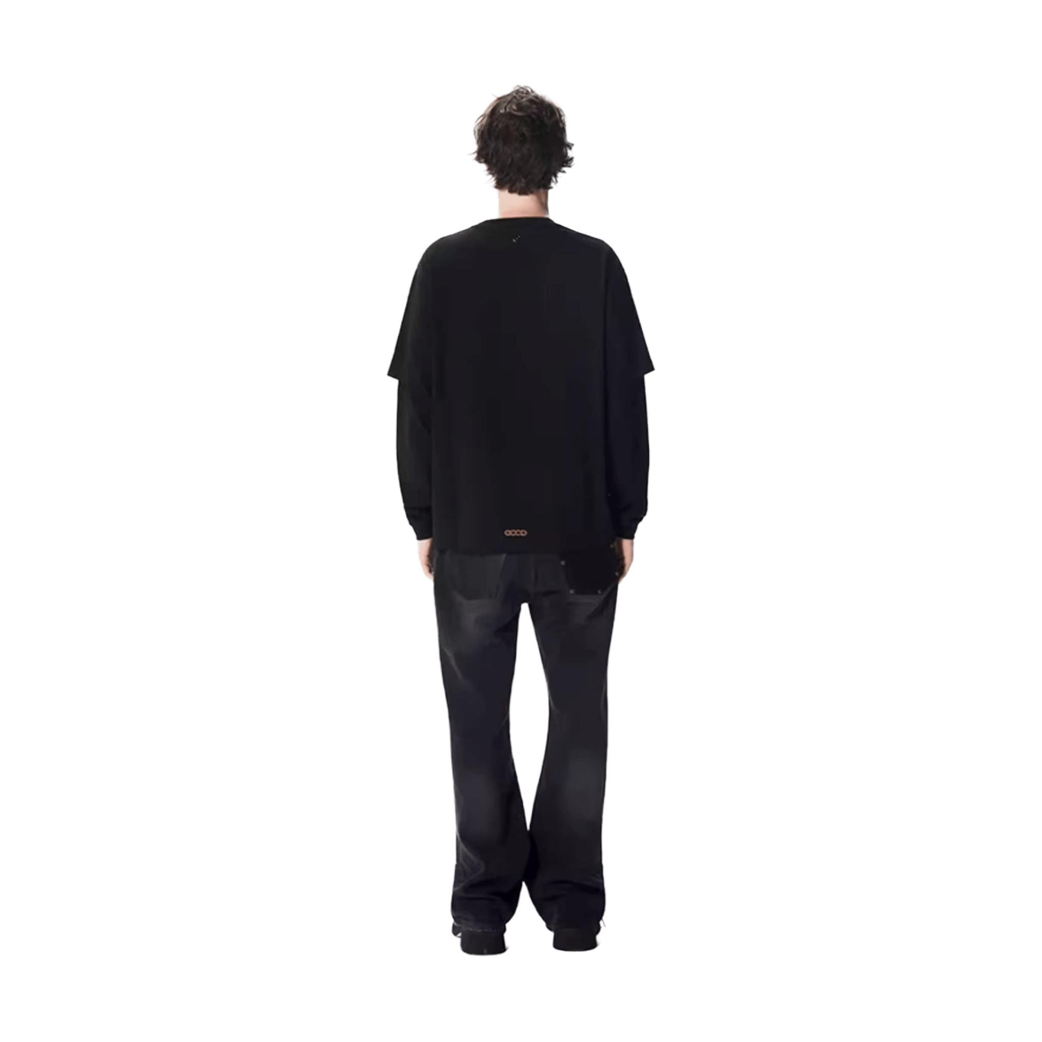 Goodbrand Melting Ice Cream Two - Piece Long Sleeved T-Shirt Black (FW25)