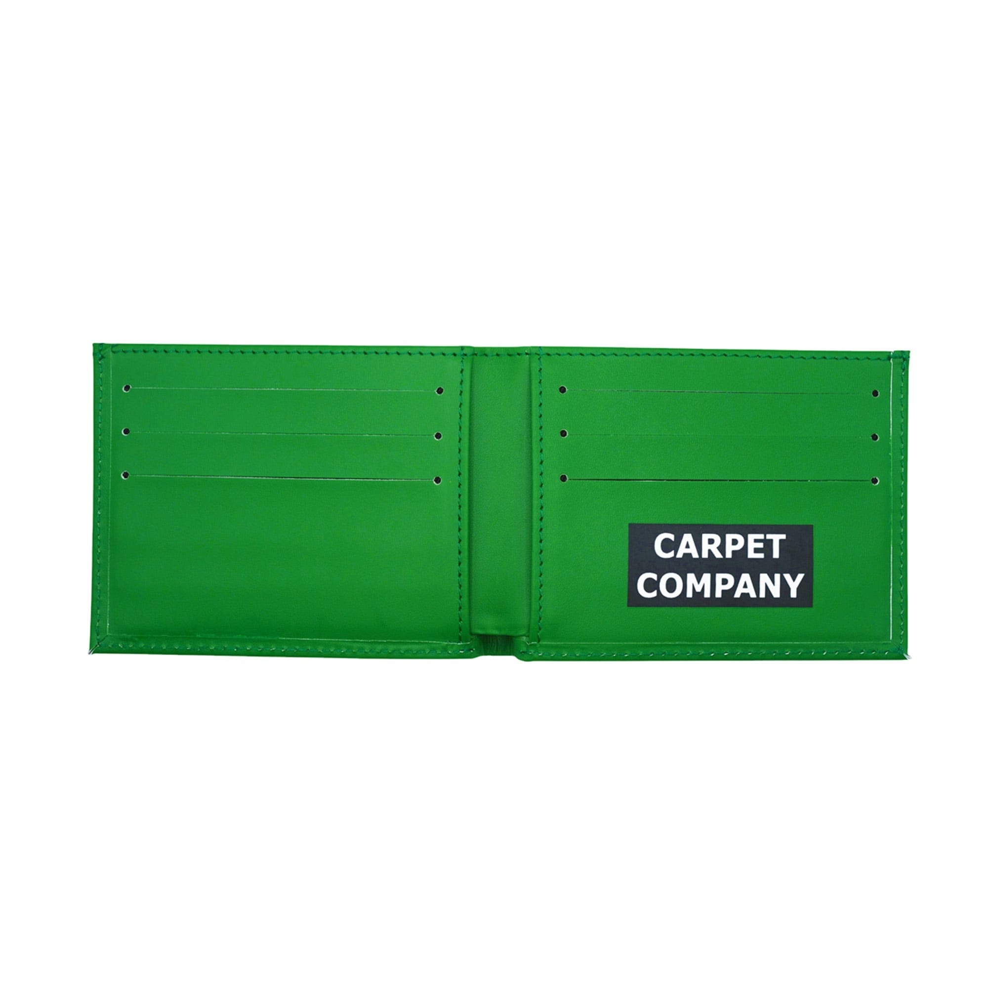 Carpet Leather Wallet - Green