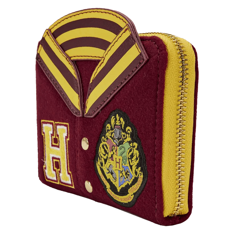Loungefly Harry Potter - Gryffindor Hogwarts Crest Varsity Jacket Zip Around Wallet