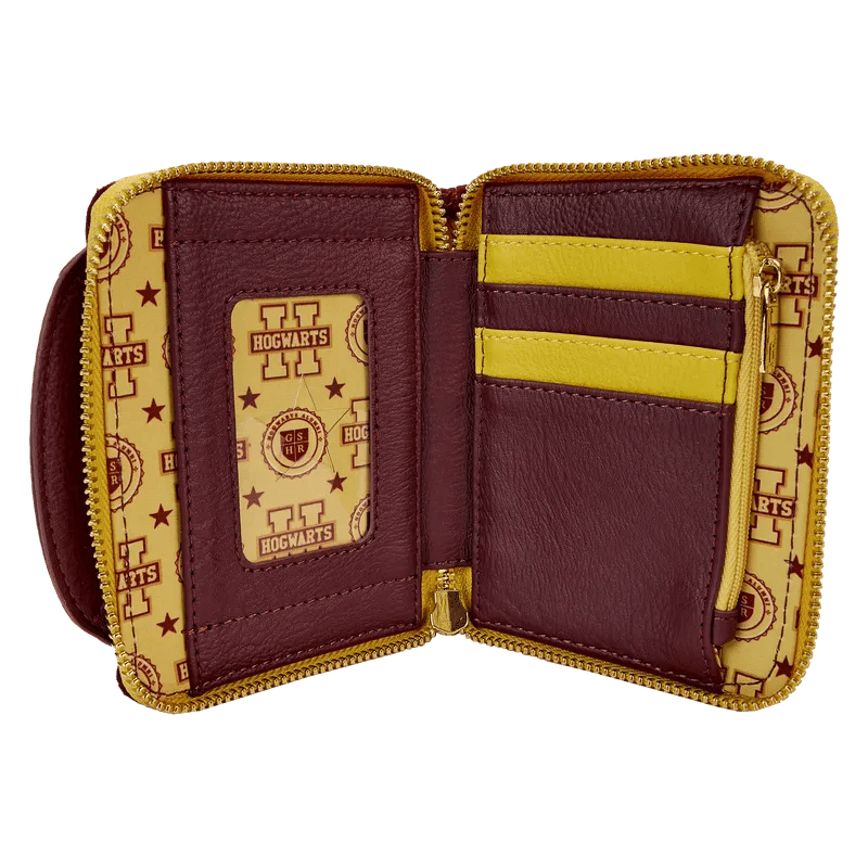 Loungefly Harry Potter - Gryffindor Hogwarts Crest Varsity Jacket Zip Around Wallet