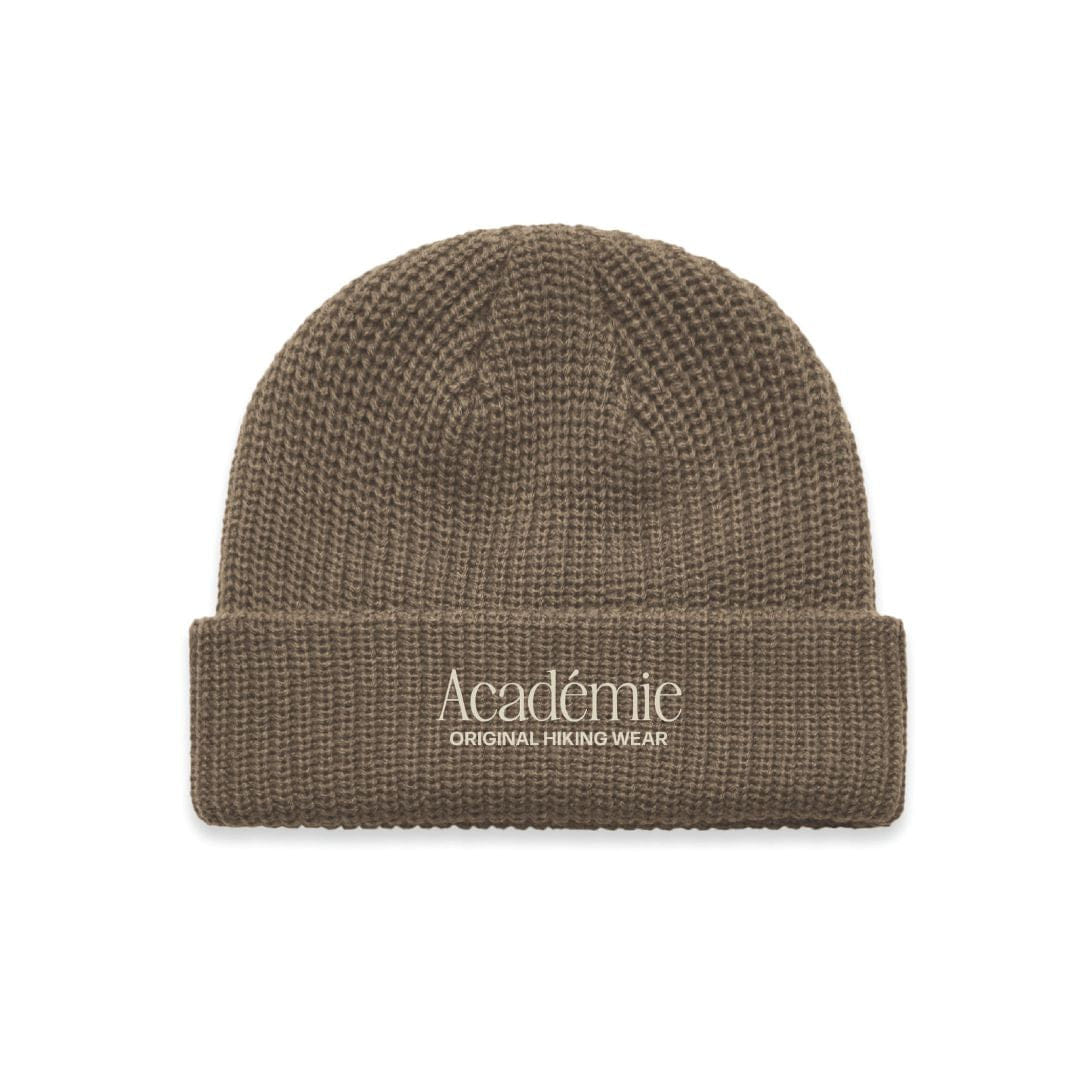 Vice 84 Co - Ordinates Ribbed Beanie - Walnut