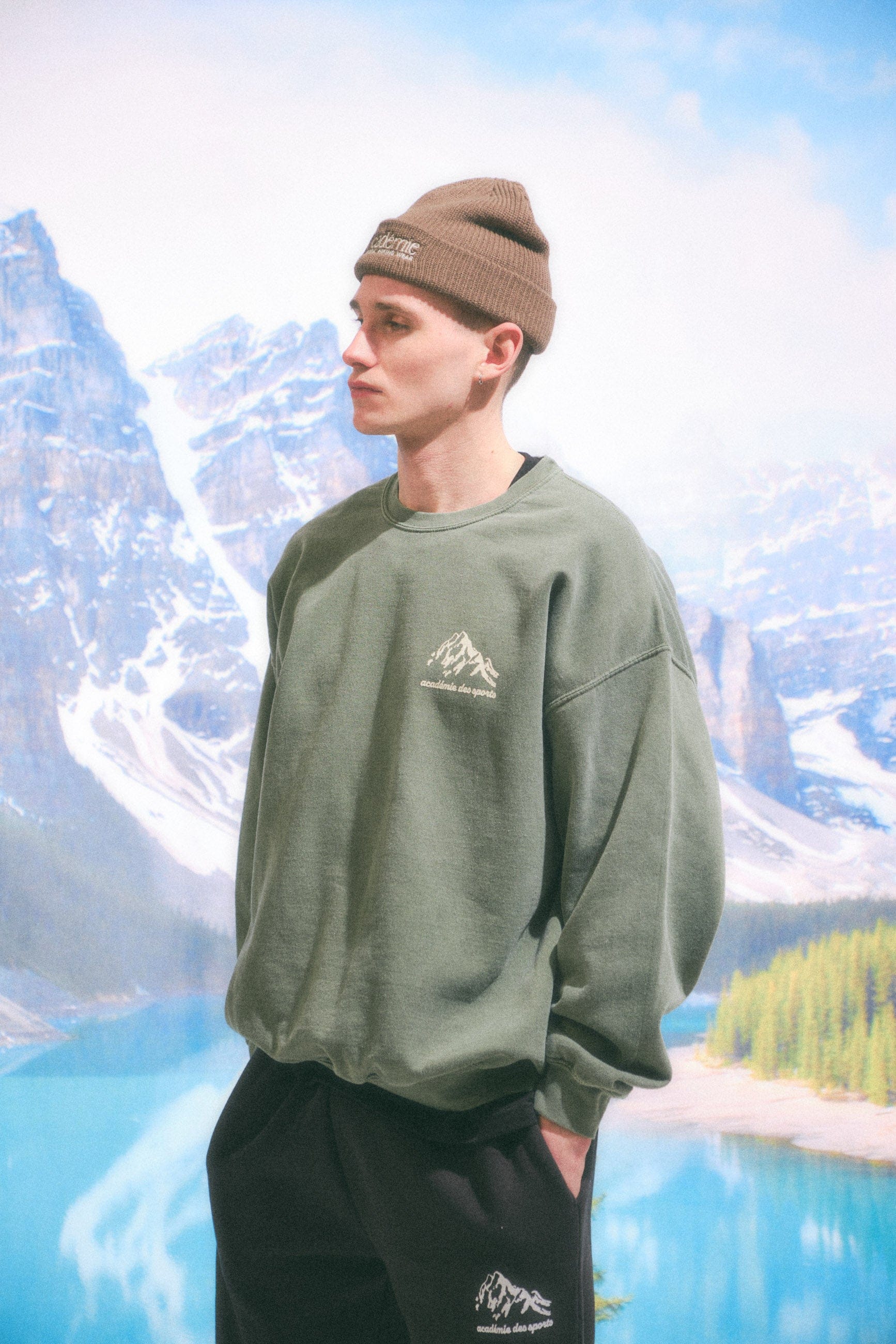 Vice 84 Co - Ordinates Ribbed Beanie - Walnut