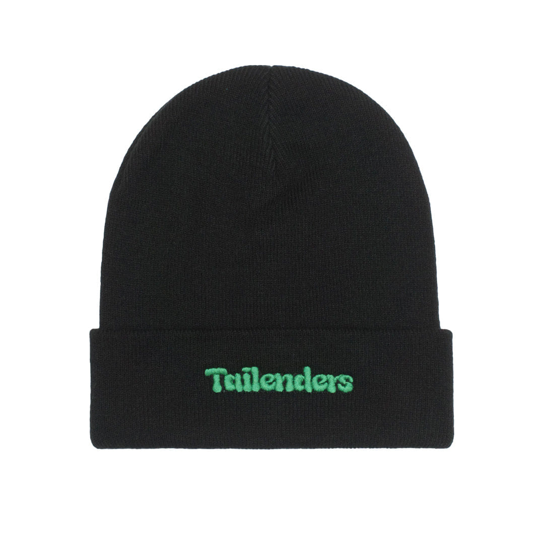 Tailenders Logo Embroidered Beanie - Black