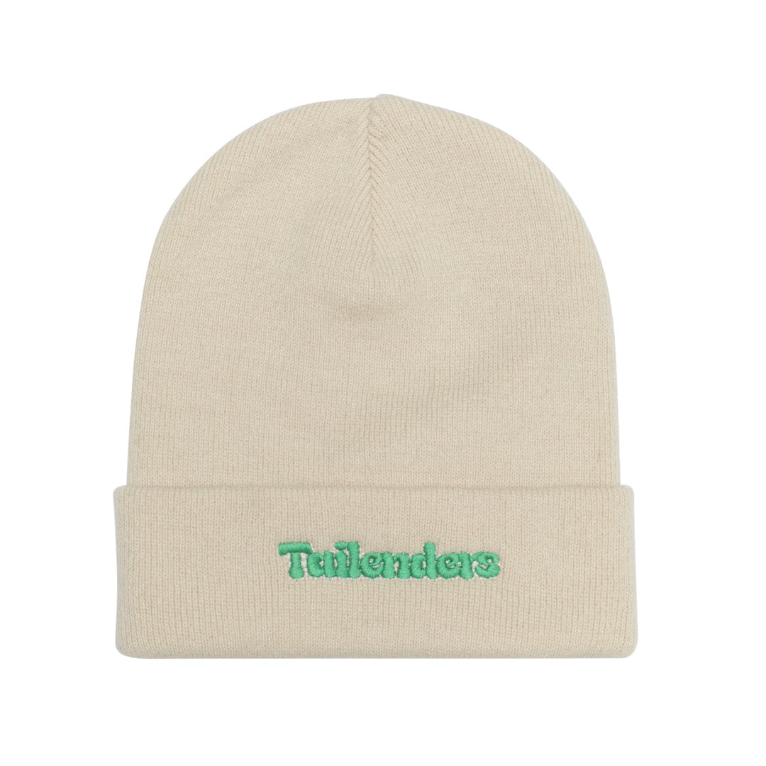 Tailenders Logo Embroidered Beanie - Sand