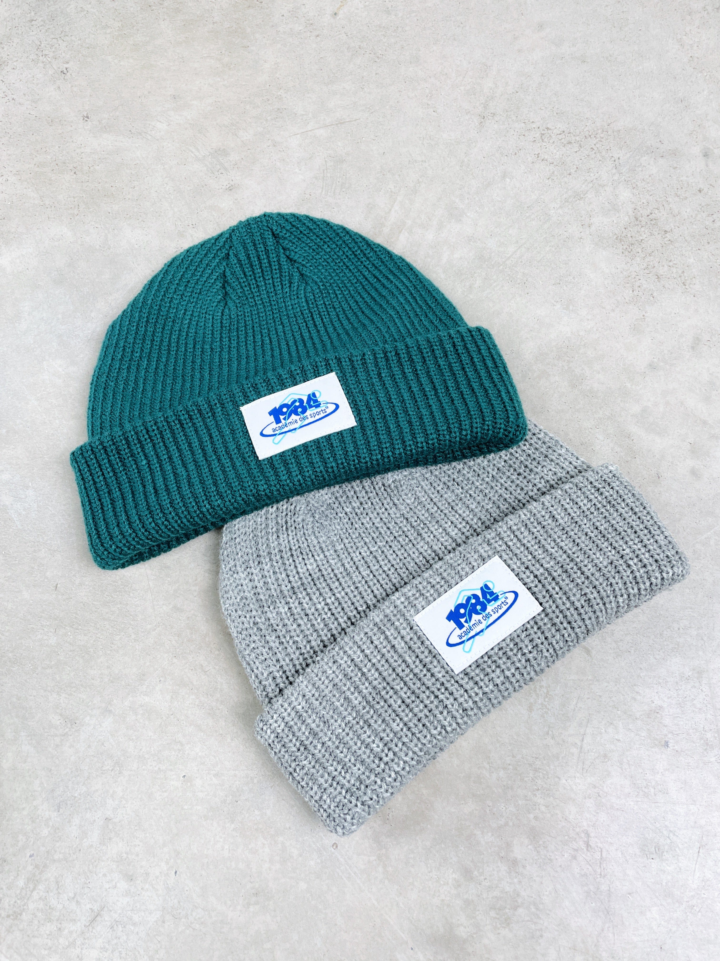Vice 84 1984 Ribbed Beanie - Light Grey
