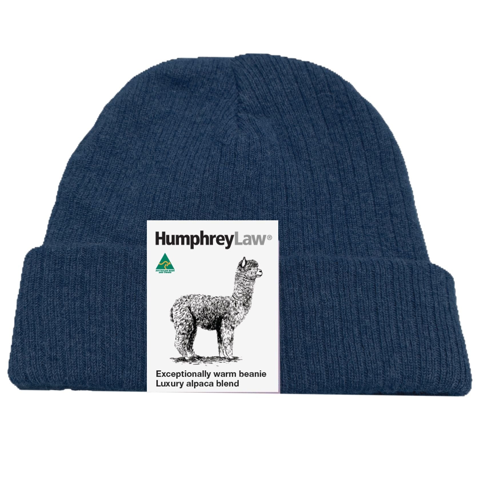 Humphrey Law Hat Beanie Alpaca & Wool | Denim | Humphrey Law