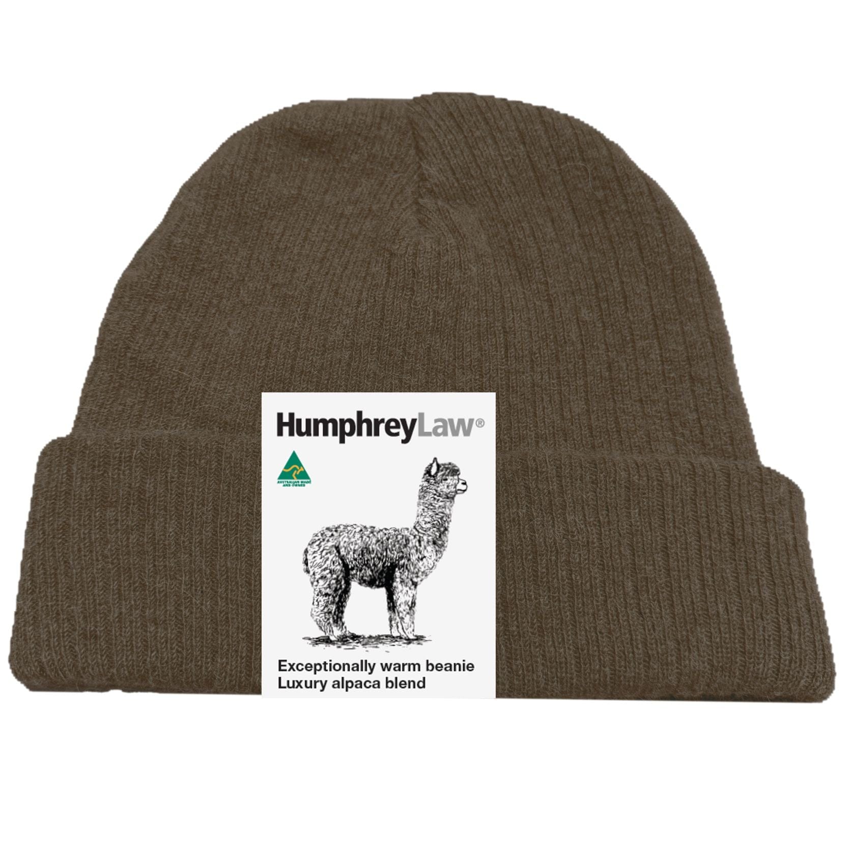 Humphrey Law Hat Beanie Alpaca & Wool | Coffee | Humphrey Law