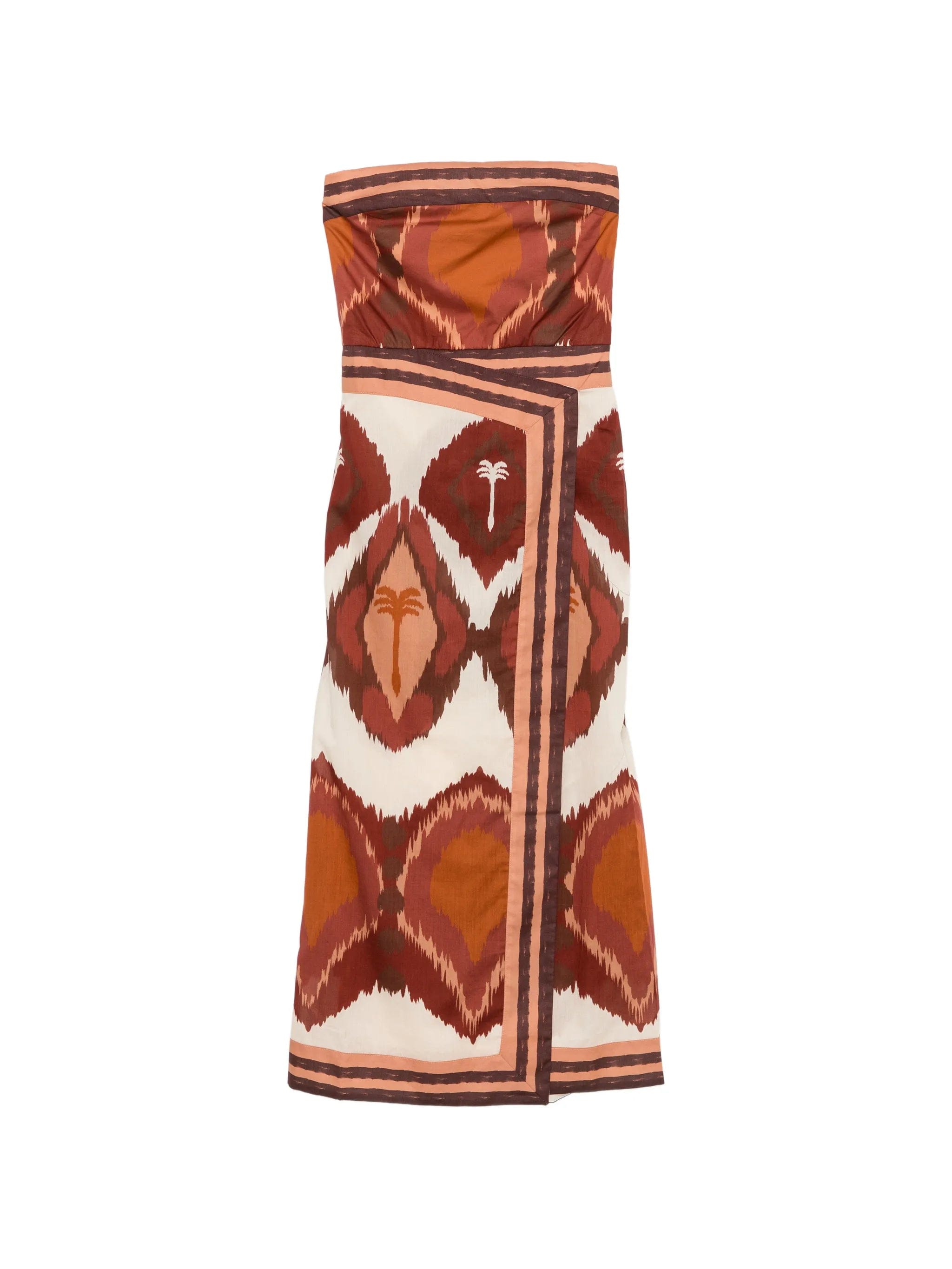 Johanna Ortiz Anciente Peru strapless maxi dress