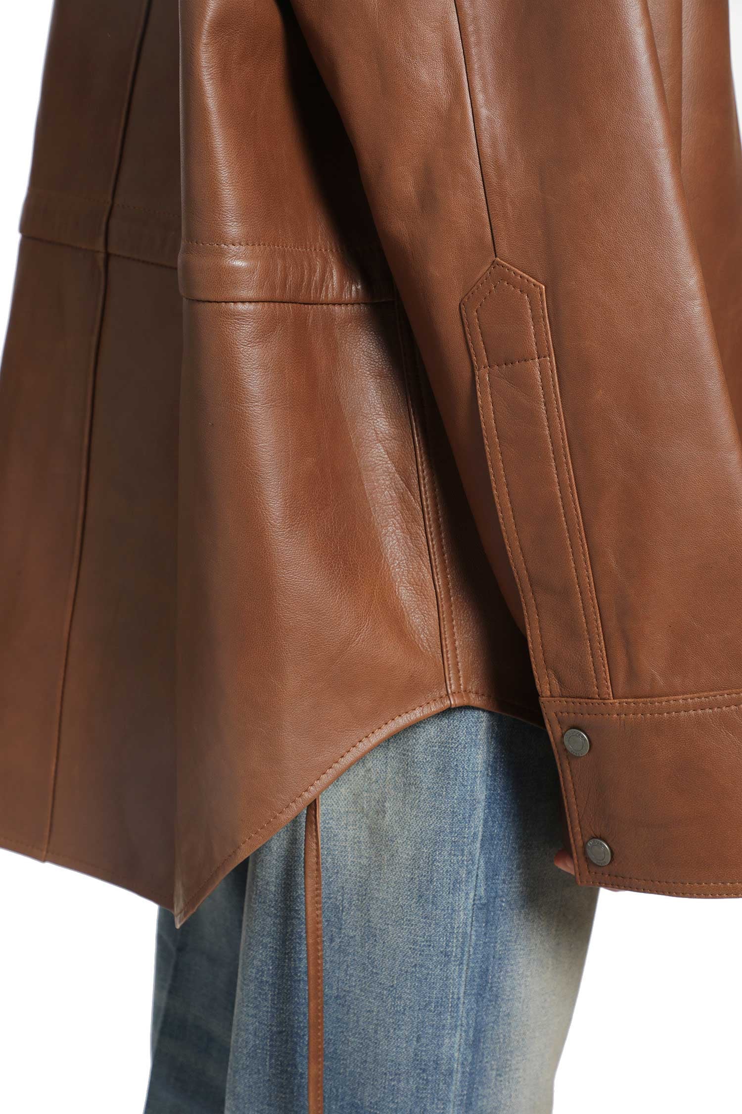 Haikure Victoria Silky Leather Shirt