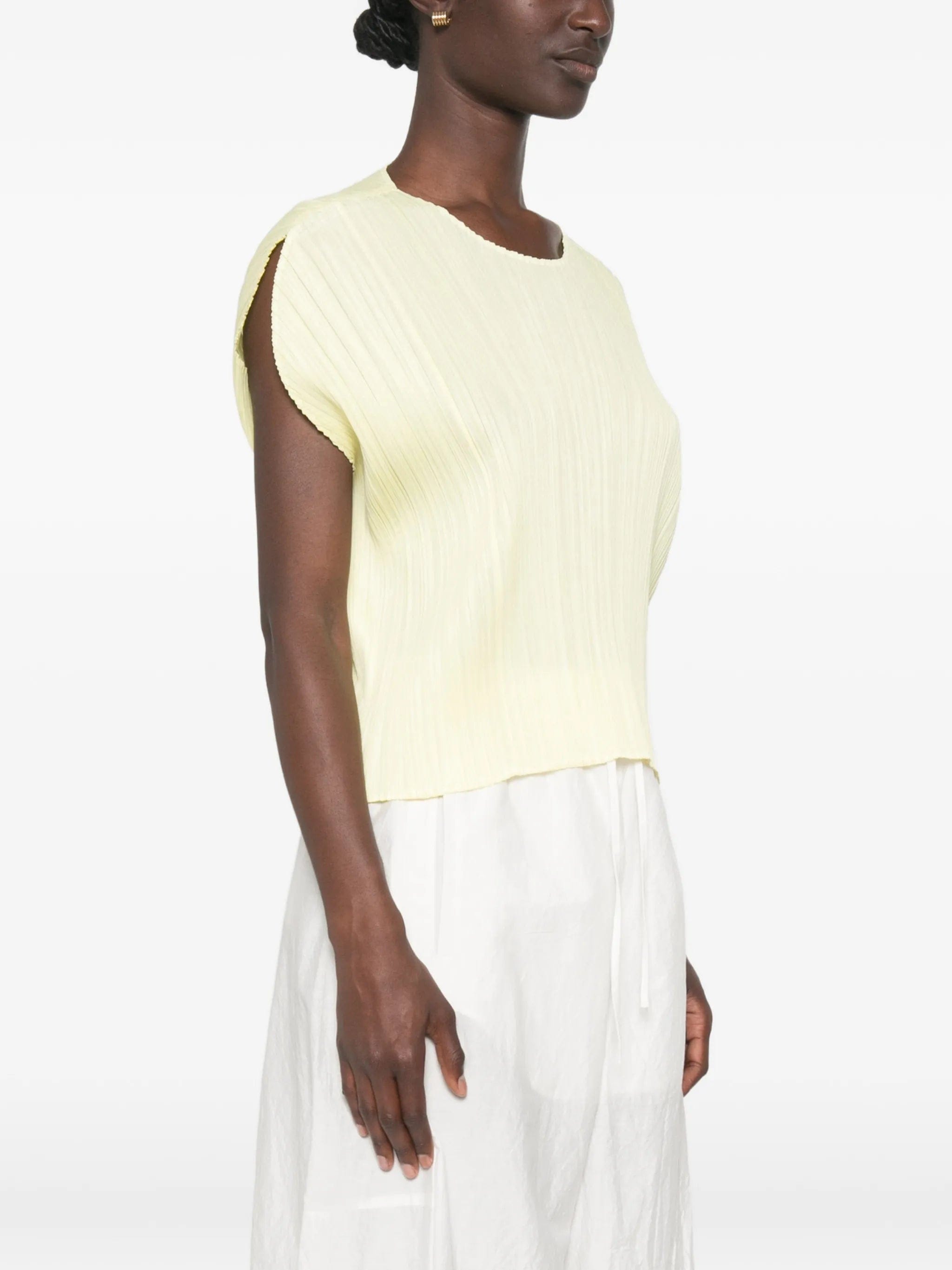 Pleats Please Issey Miyake Monthly Colors July pleated shirt