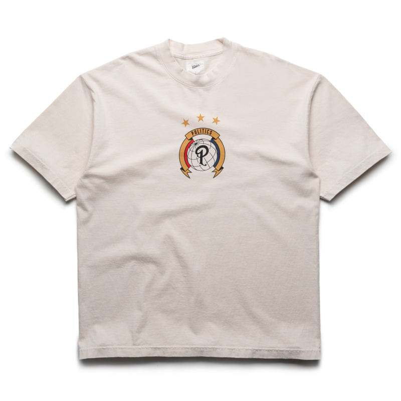 CREME Politics Crest T-Shirt - Creme