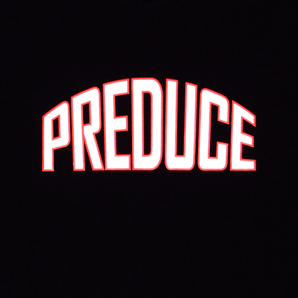 WHITE* Preduce College T - Shirt Black/White/Red