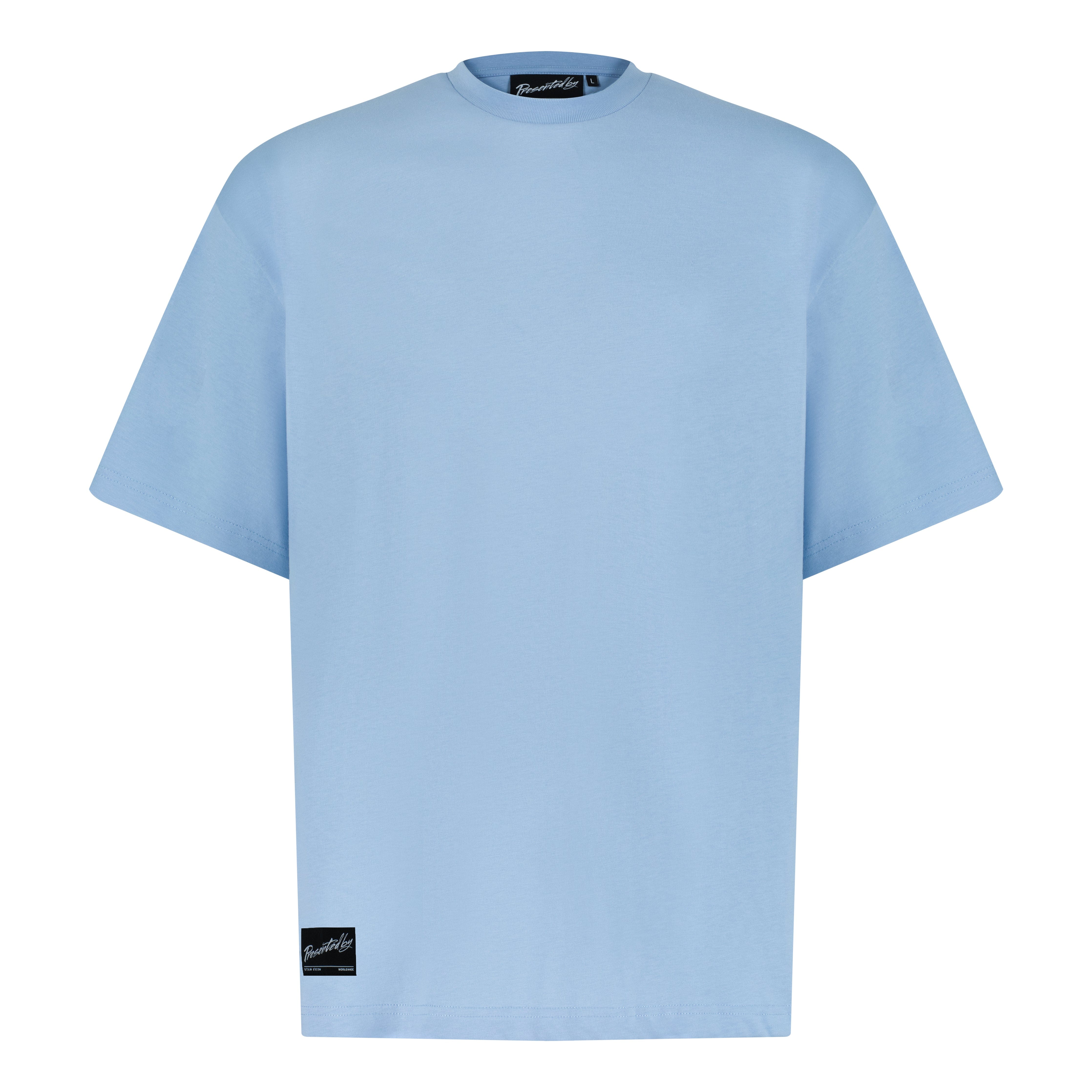 Blue Branded T - shirt - Sky Blue