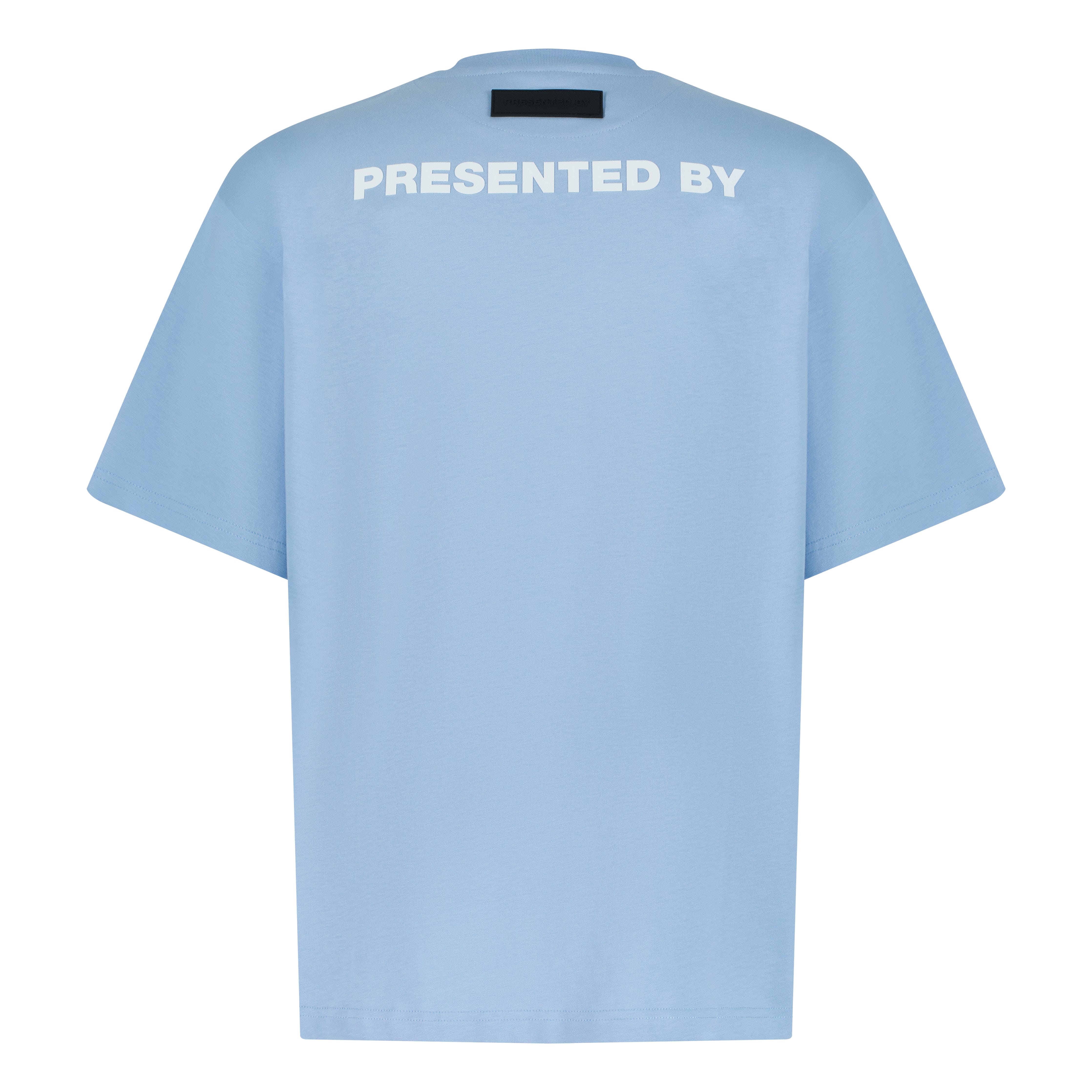 Blue Branded T - shirt - Sky Blue