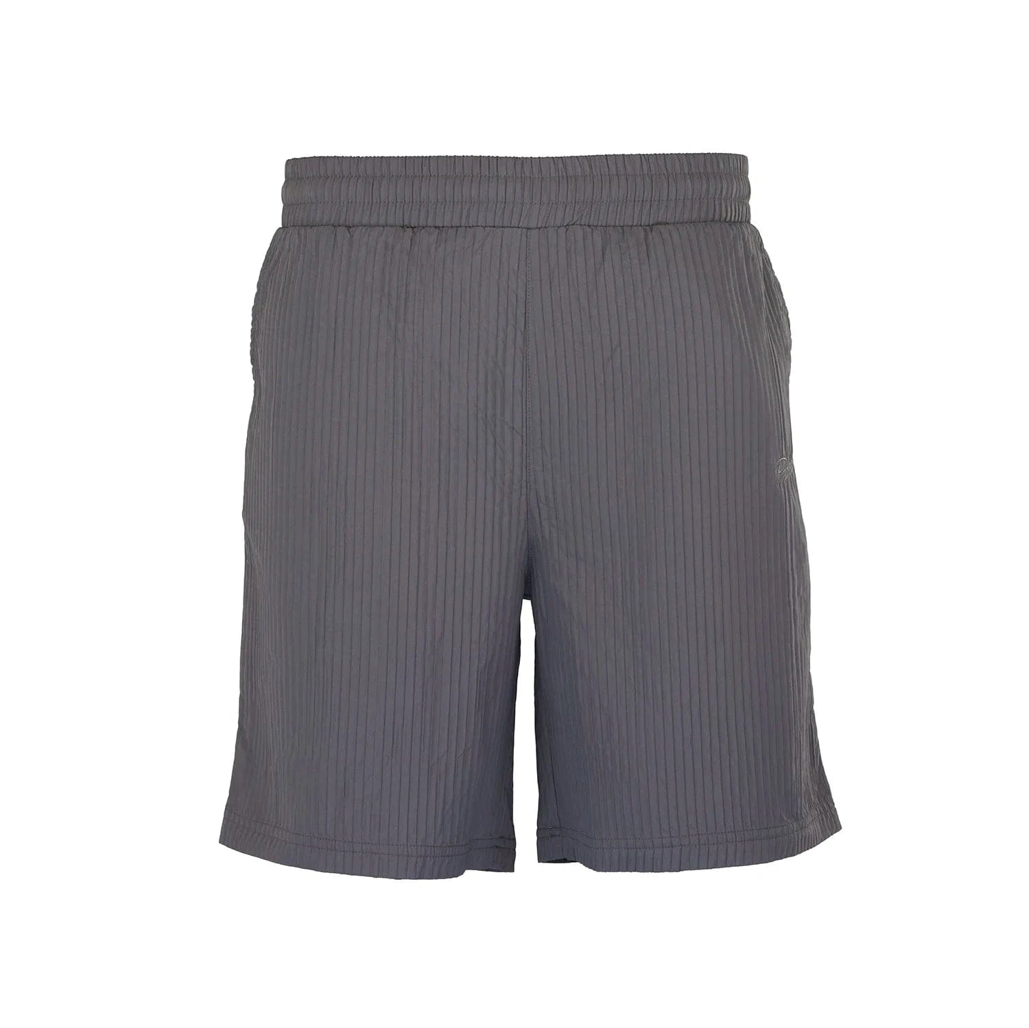 Presentedbyglobal Pleated Satin Short - Grey