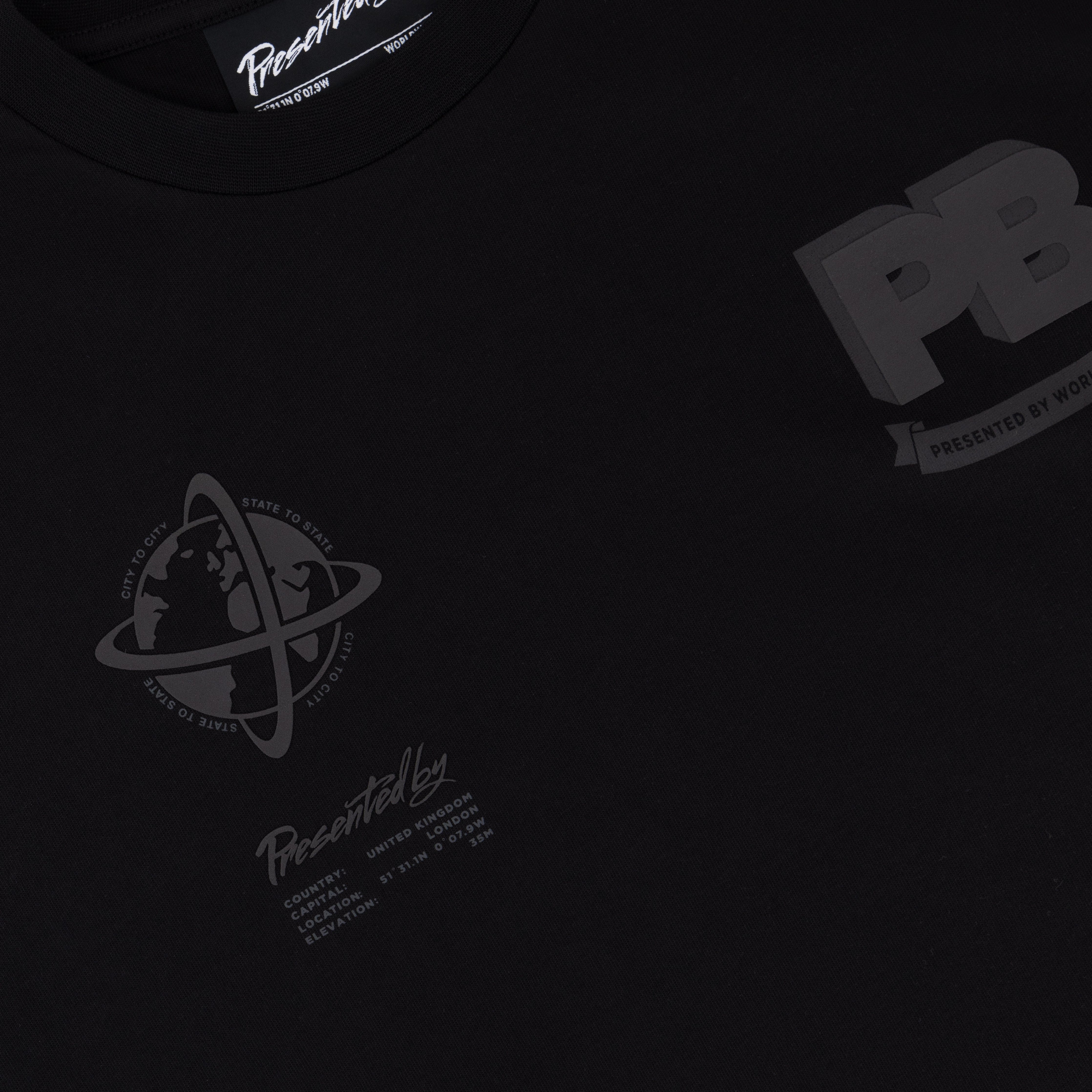 Presentedbyglobal Global Ascent T - Shirt - Black