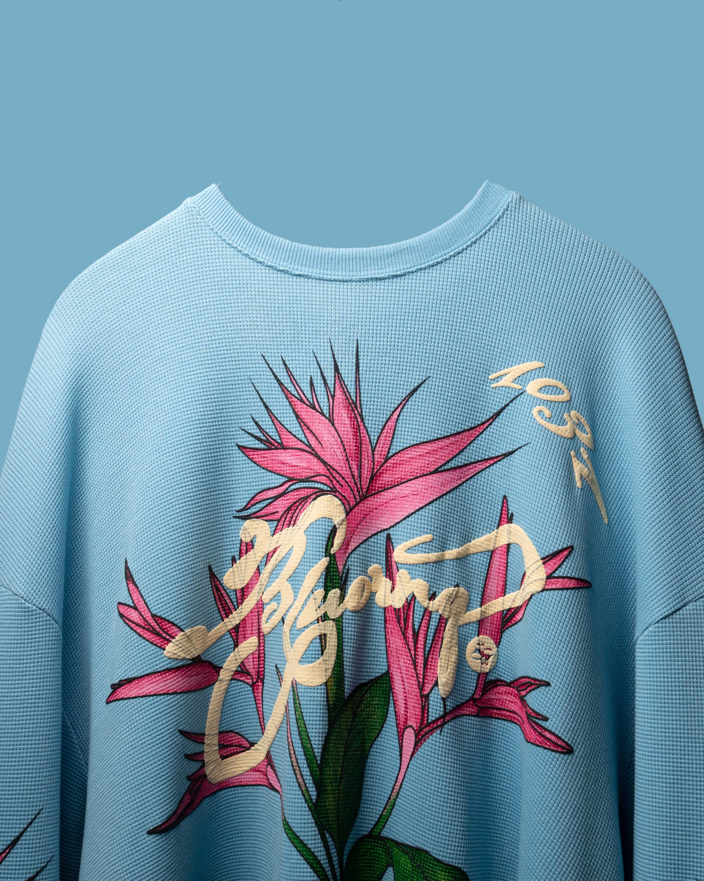 Paradise Aqua Bird Of Paradise Full Sleeve T - Shirt