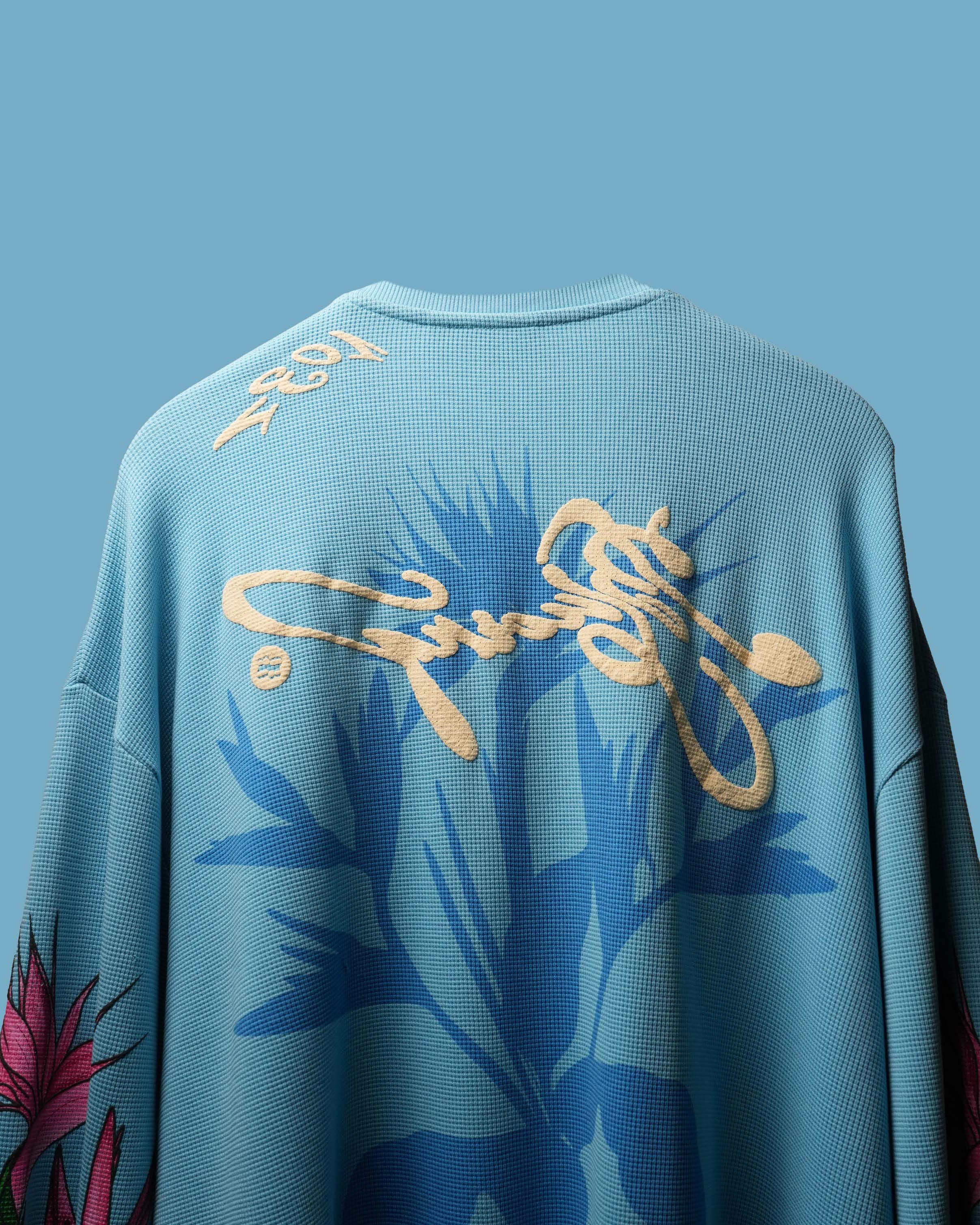 Paradise Aqua Bird Of Paradise Full Sleeve T - Shirt