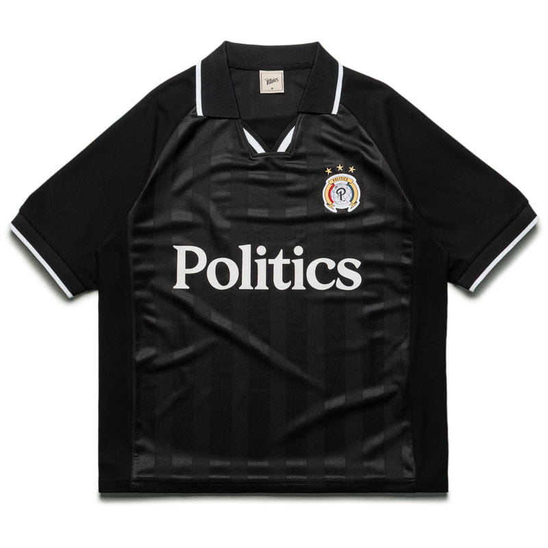 Politics Soccer Jersey - Black