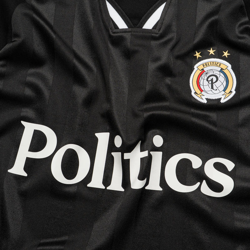 Politics Soccer Jersey - Black