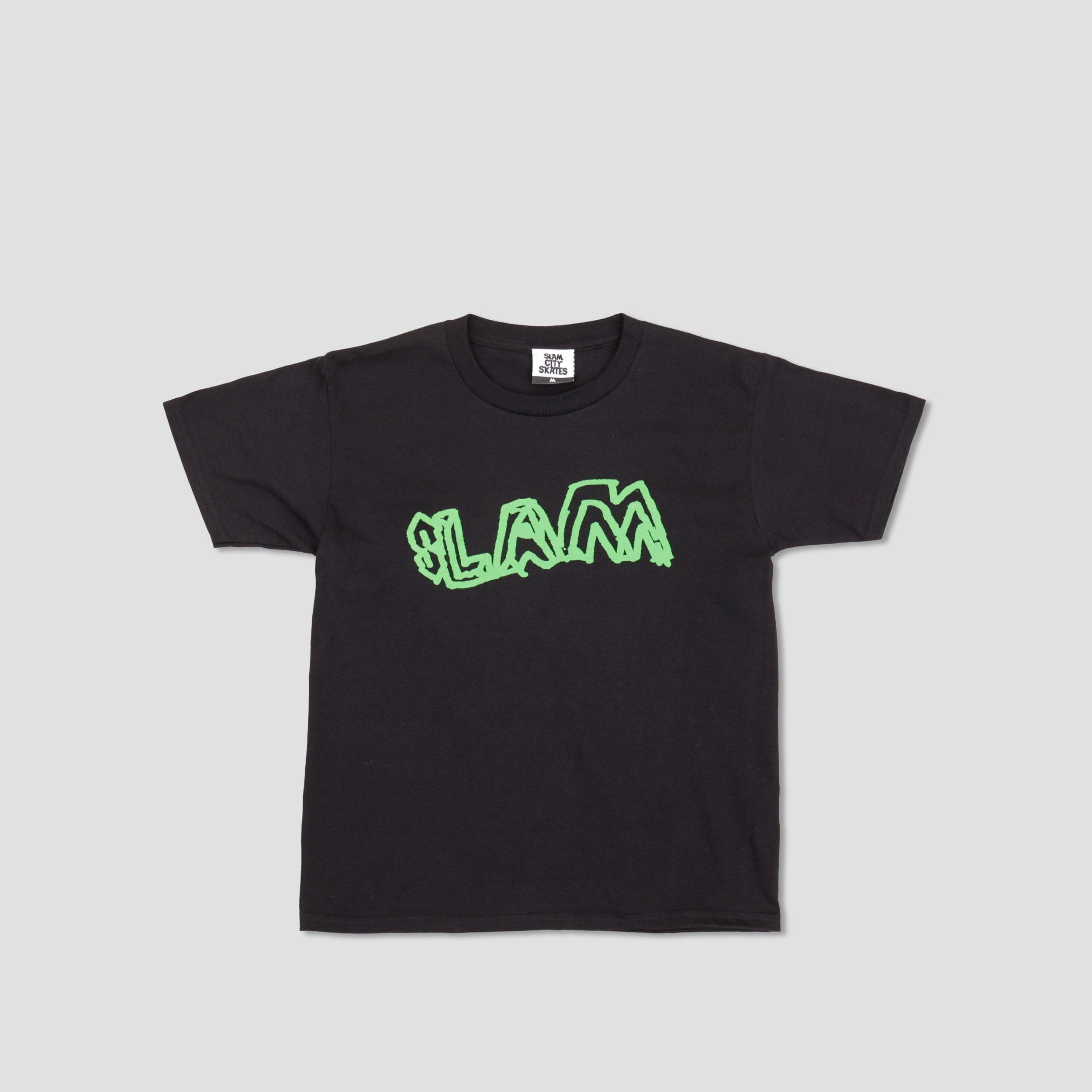 Slam City Skates Young Team Youth T - Shirt Black