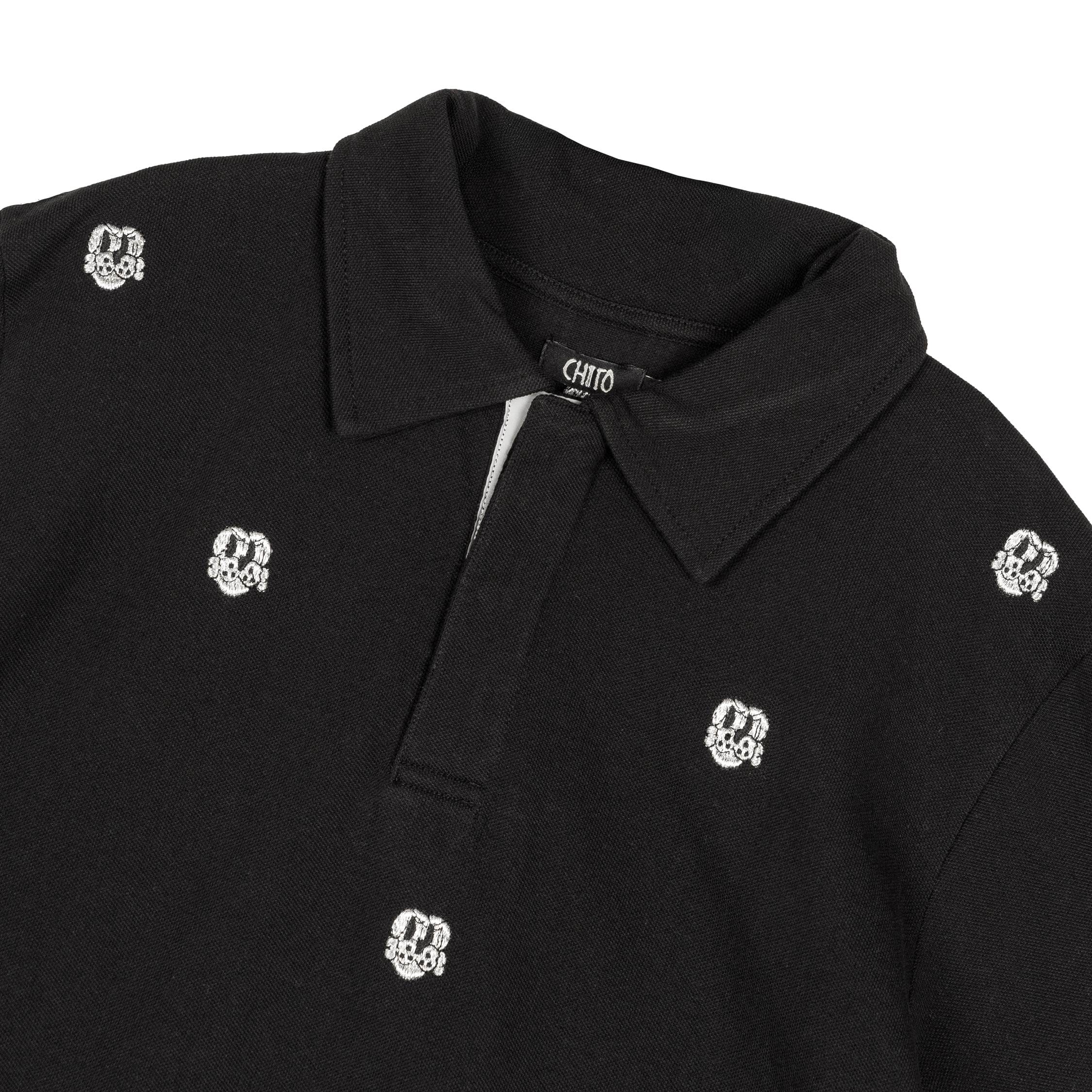 CHITO International Allover Finesse Embroidered Polo