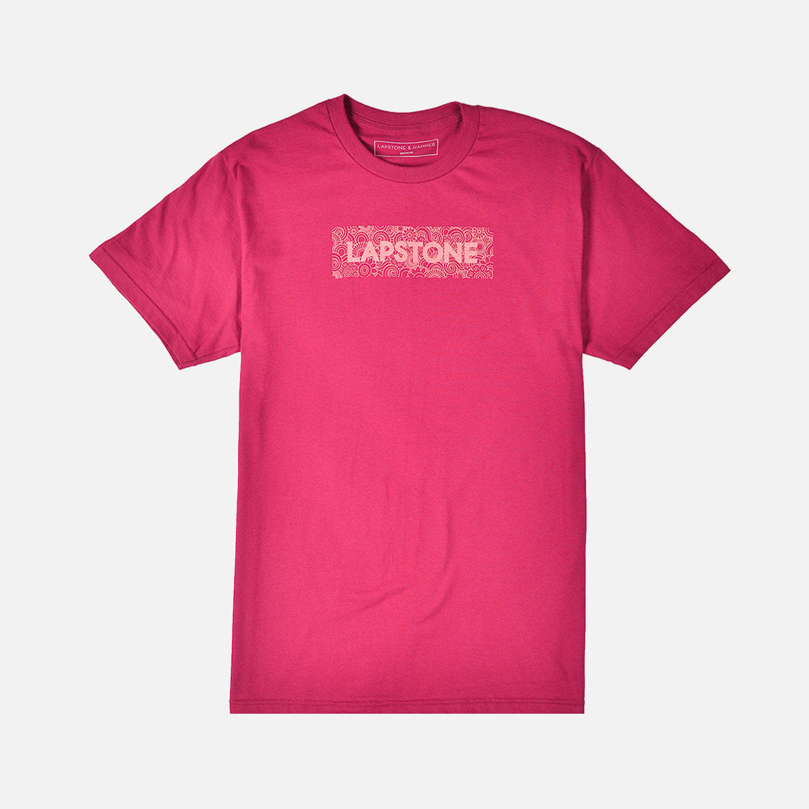 Lapstone & Hammer LAPSTONE DECO BOX T-Shirt - BERRY