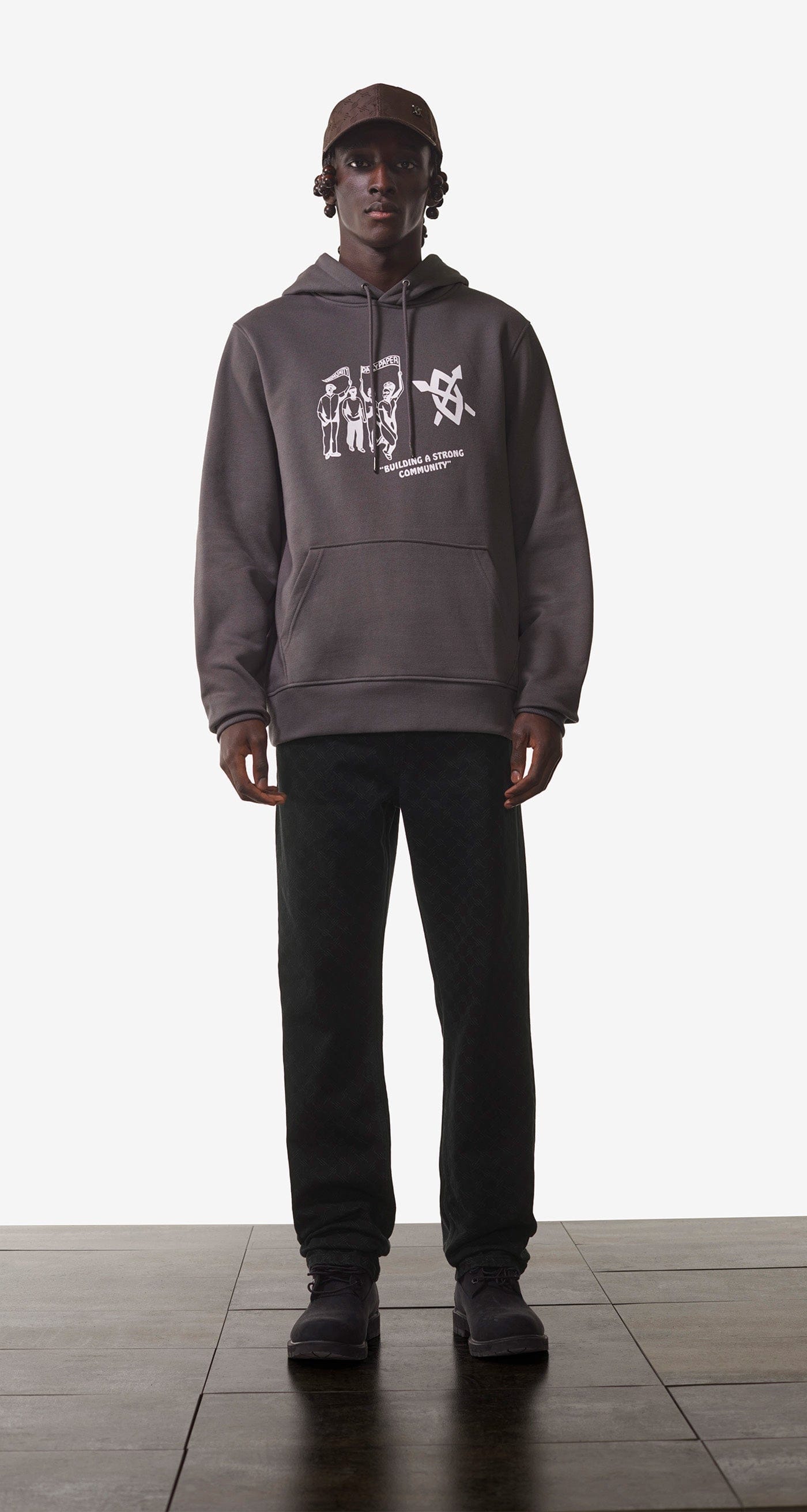 Daily Paper Magnet Grey Negendo Hoody