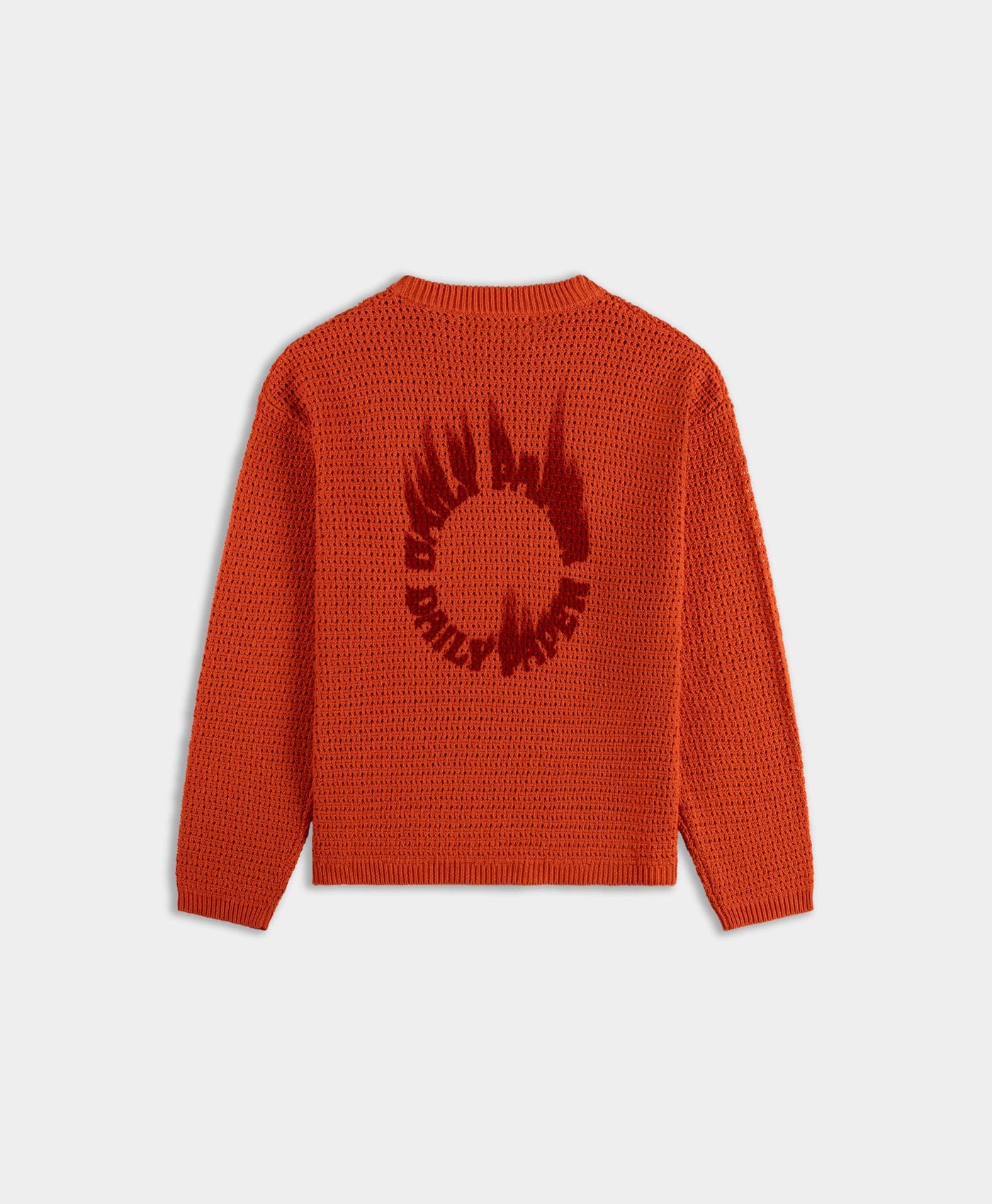 CROCHET Red Clay Crochet Sweater