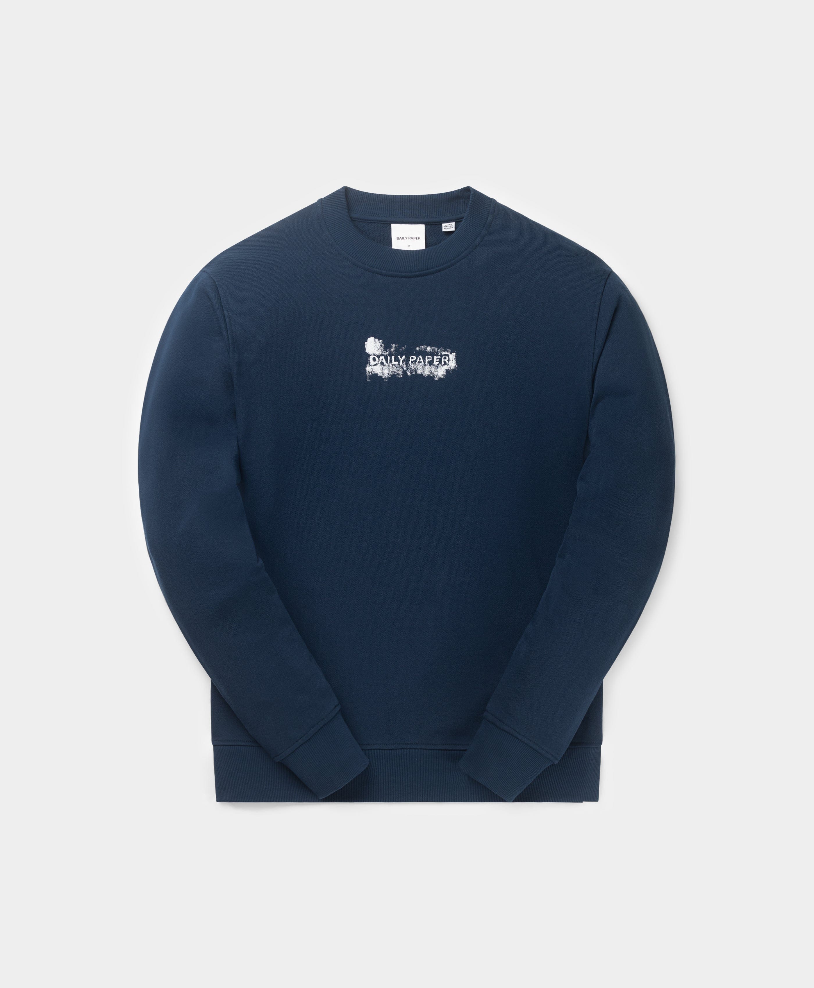 Blue Peagant Blue Scratch Logo Sweater