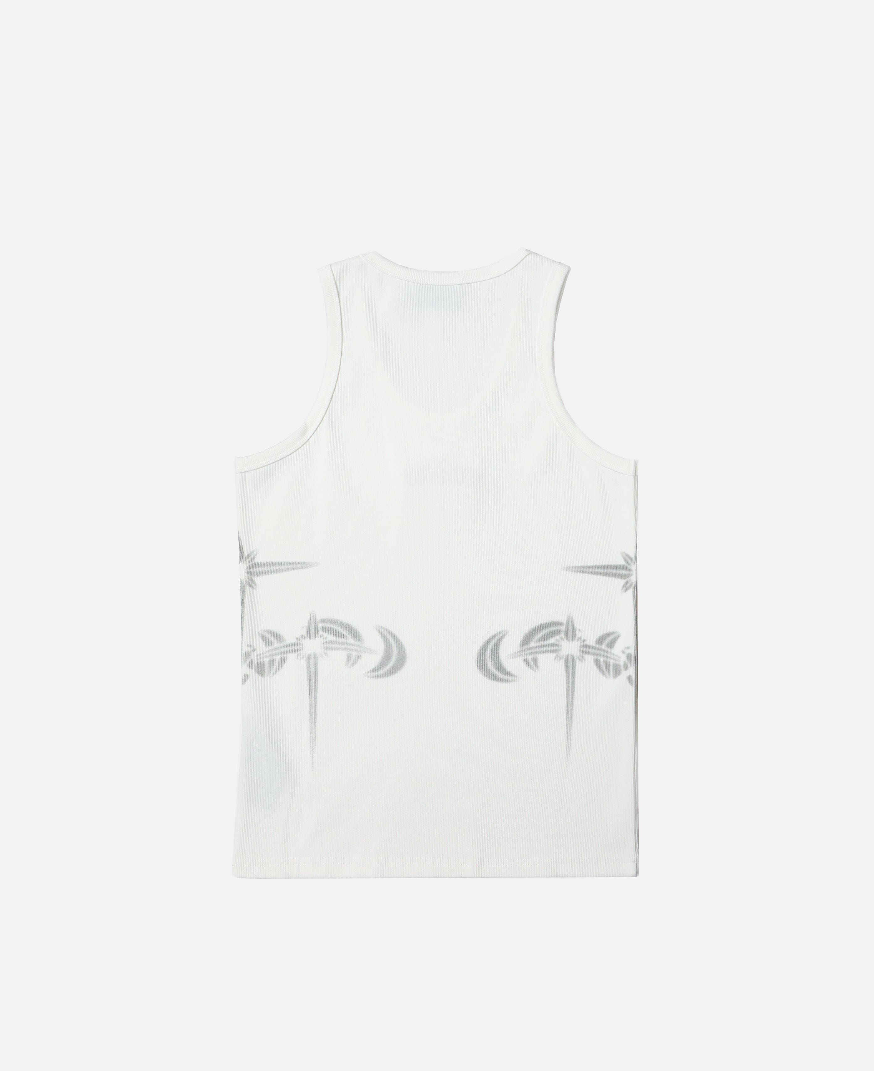 Theboyhasnopatience Luminous Dawn Astral Metal Logo Vest (White)