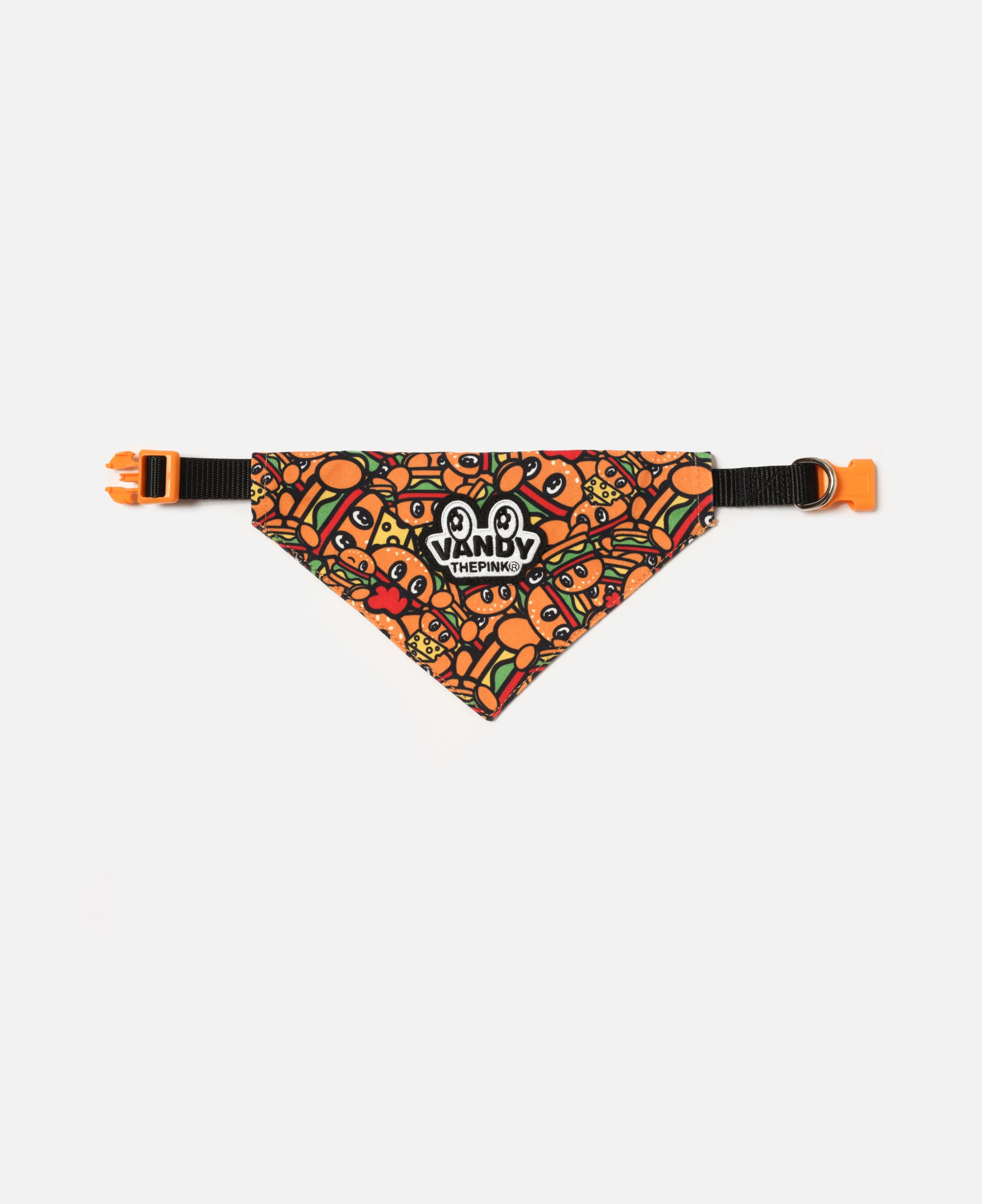 Vandy The Pink Dog Bandana Collar (Orange)