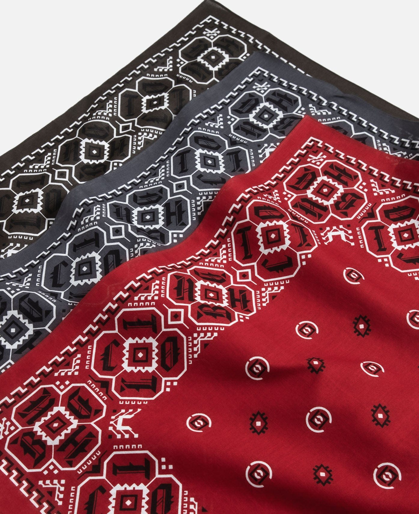CLOT x Neighborhood Bandana (Red)
