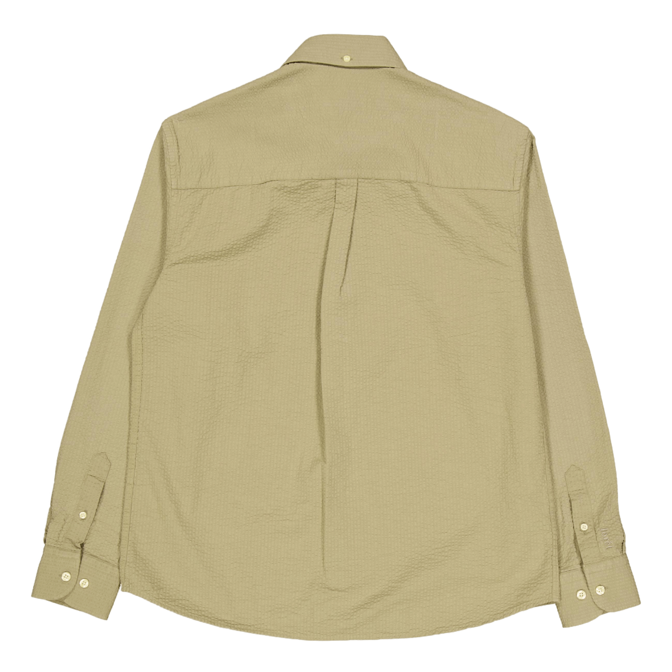 Forét Bush Seersucker Shirt Olive