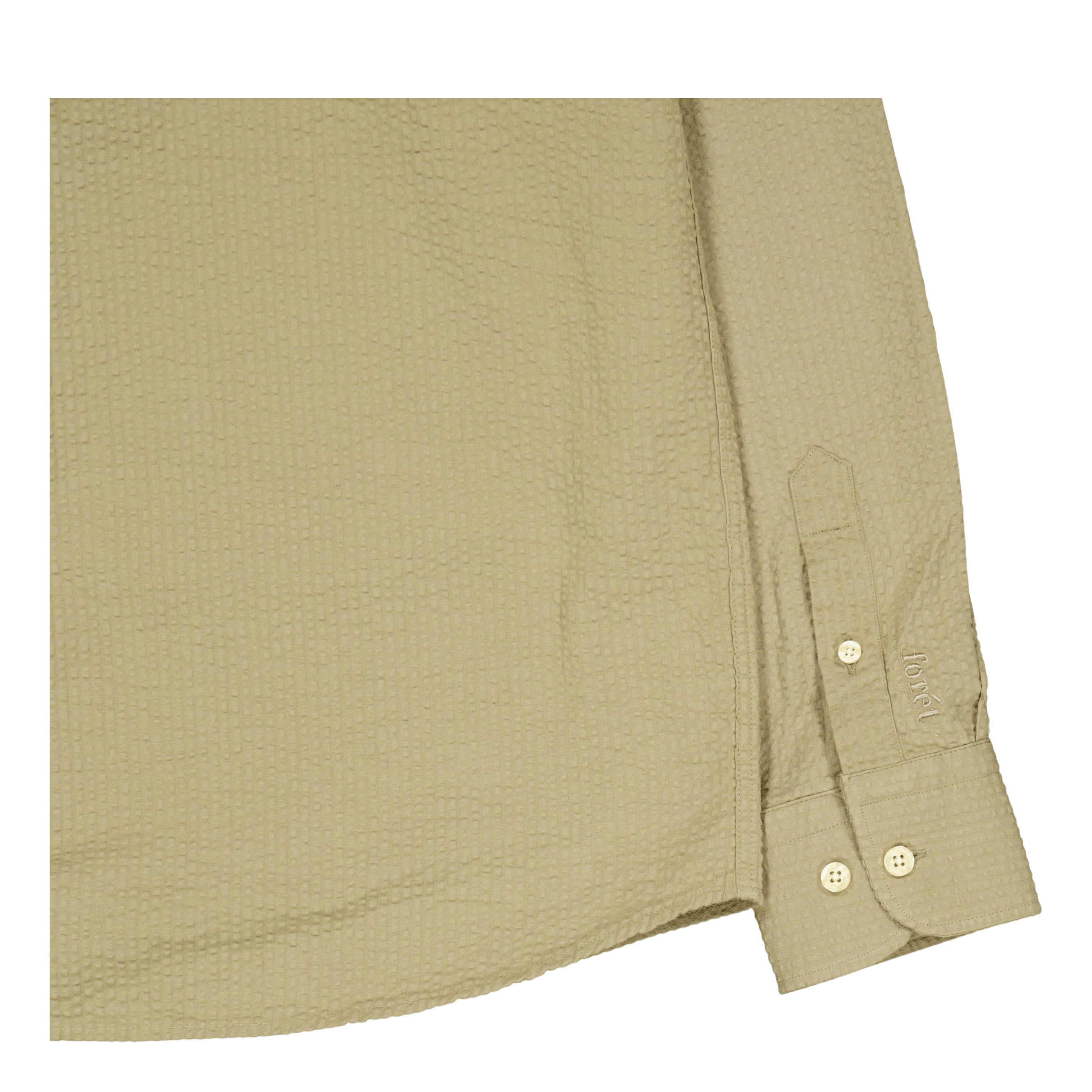 Forét Bush Seersucker Shirt Olive