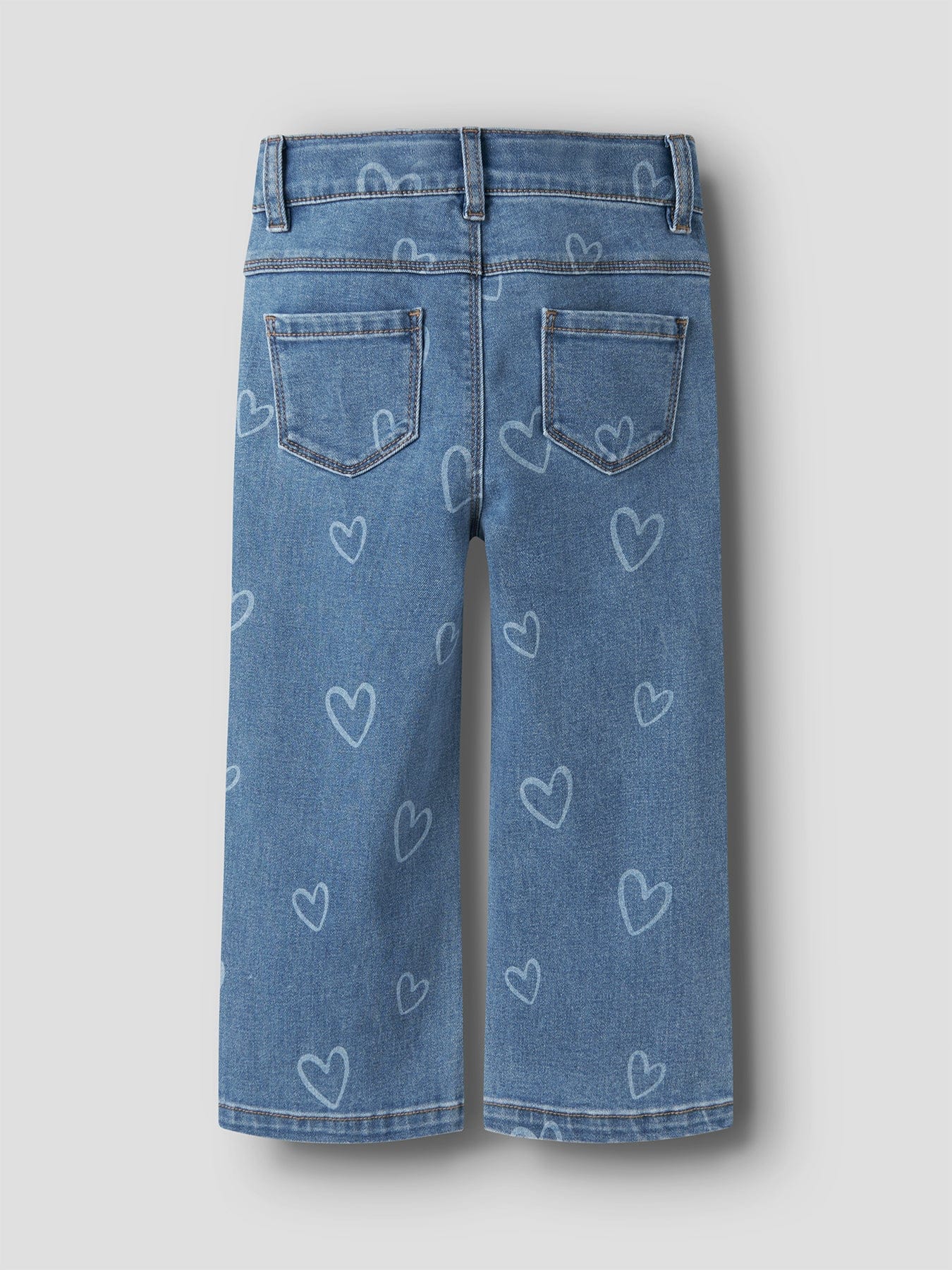 Name It Mini Kids' Wide Leg Jeans Blue
