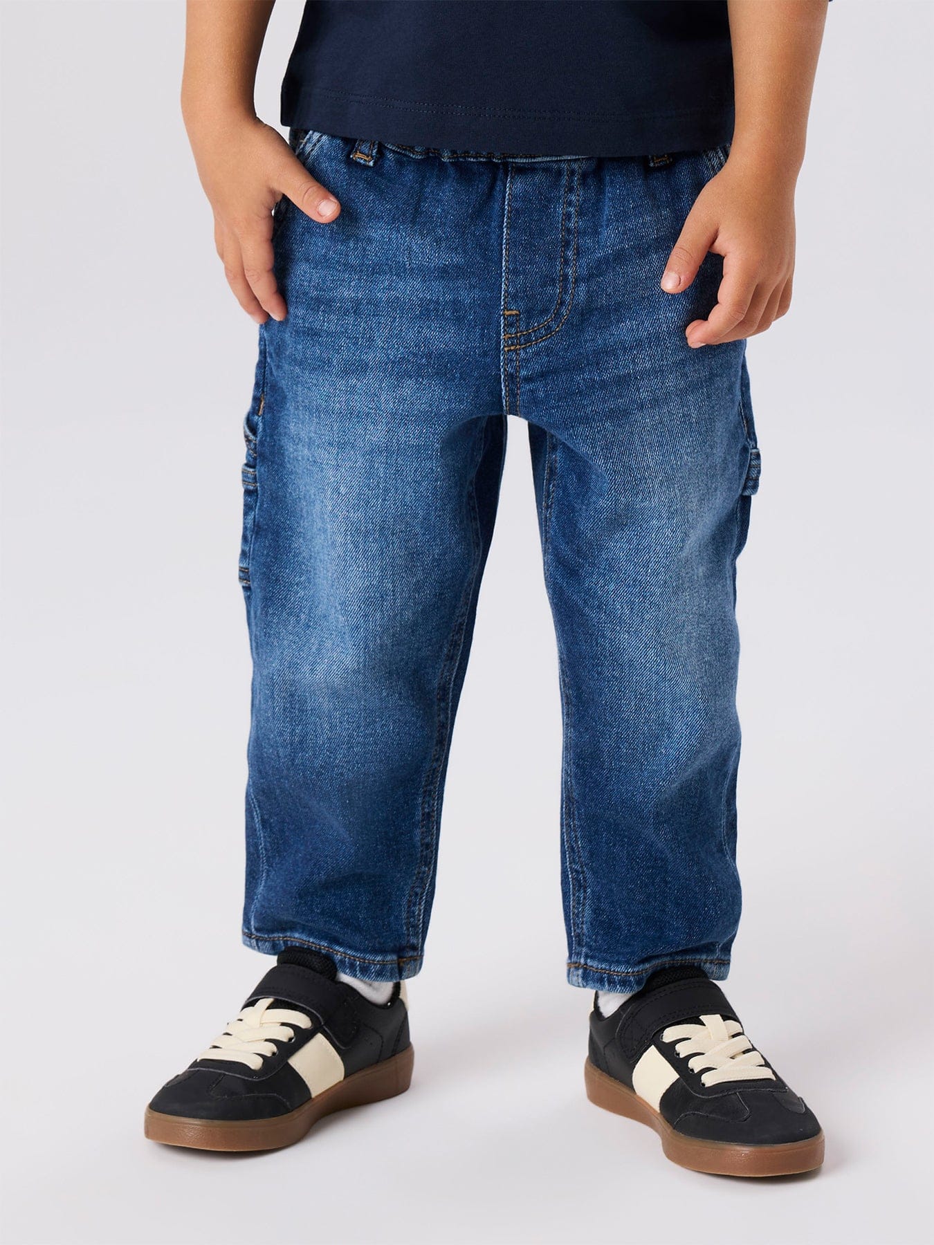 Name It Mini Kids' Tapered Jeans Blue