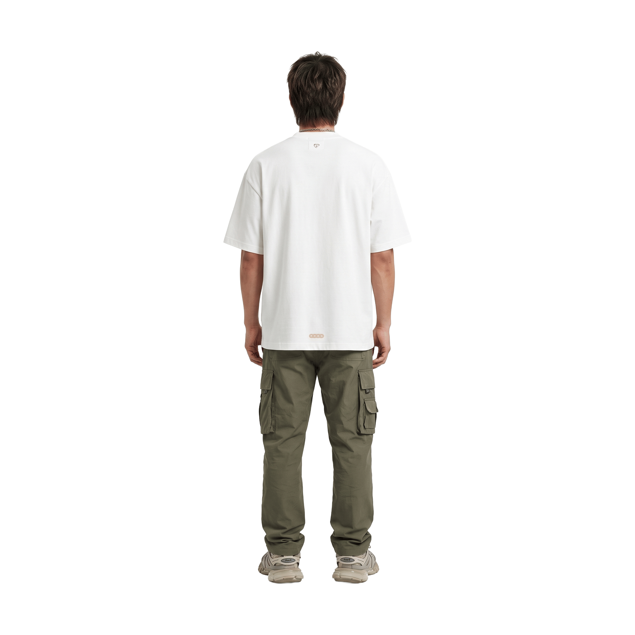 Goodbrand Colourful Cosmic Gemstone Slogan T-Shirt White (SS26)