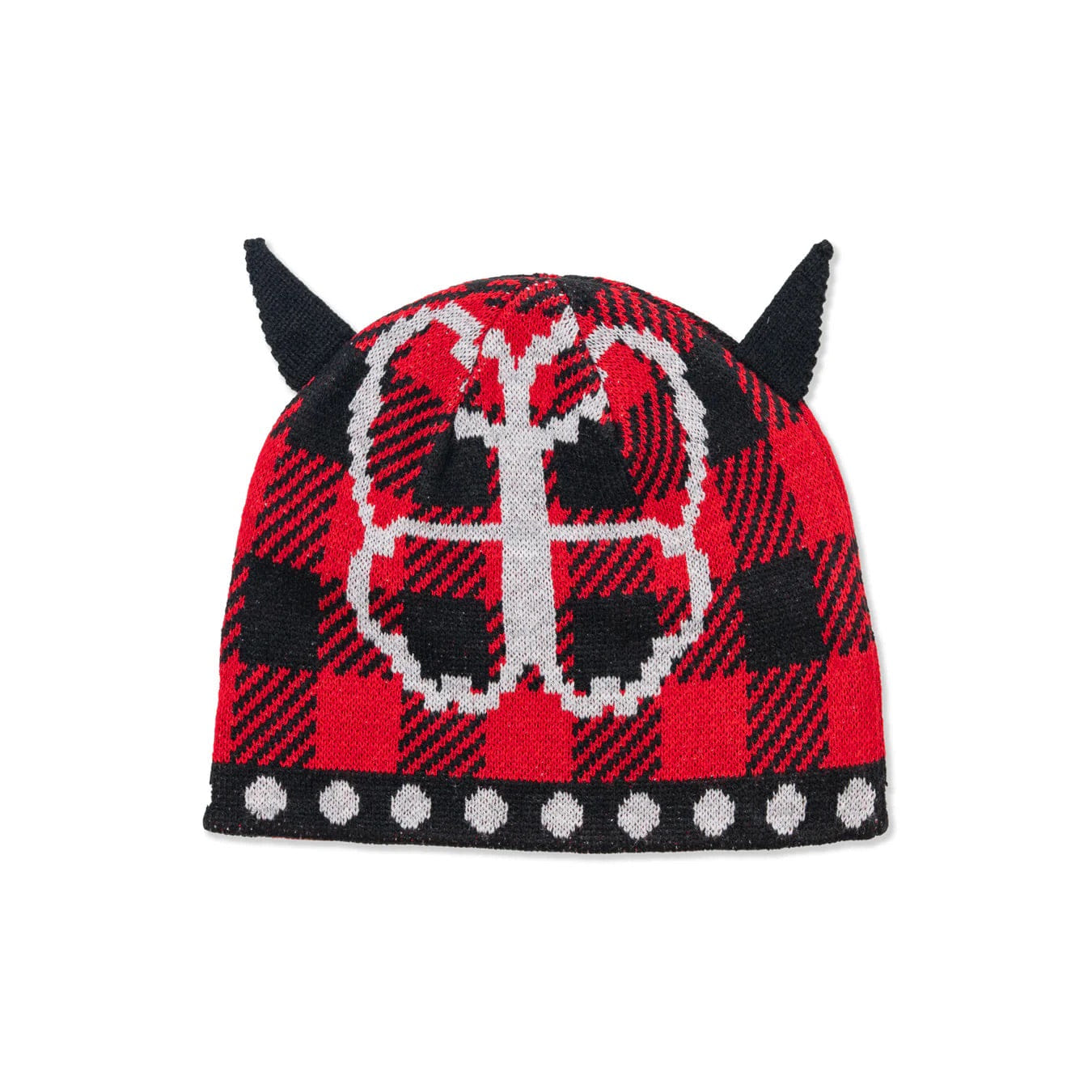 Hoddle Butterfly Horn Beanie - Red