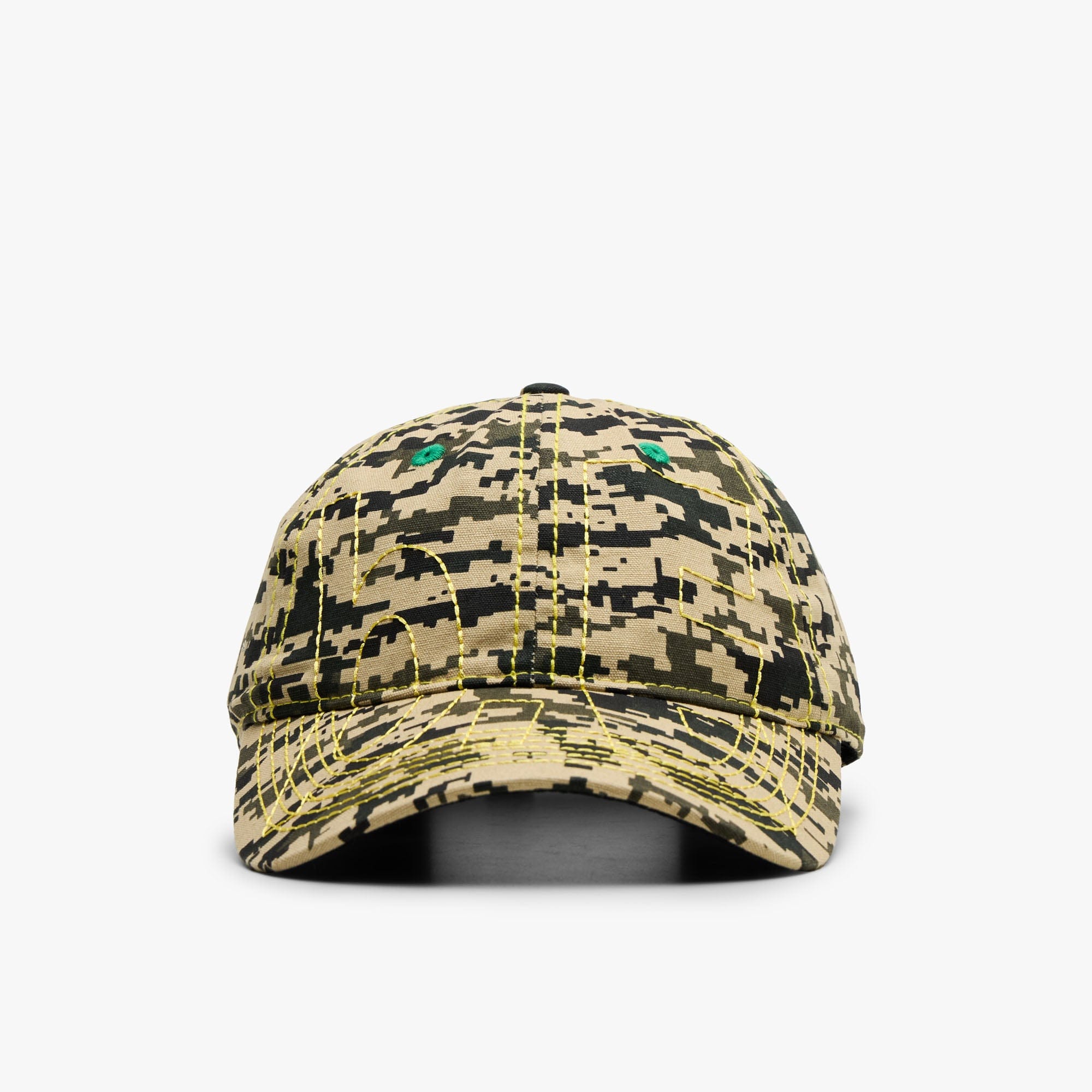 B.eautiful Vapor 6 Panel Hat Mojave Digicamo / Yellow