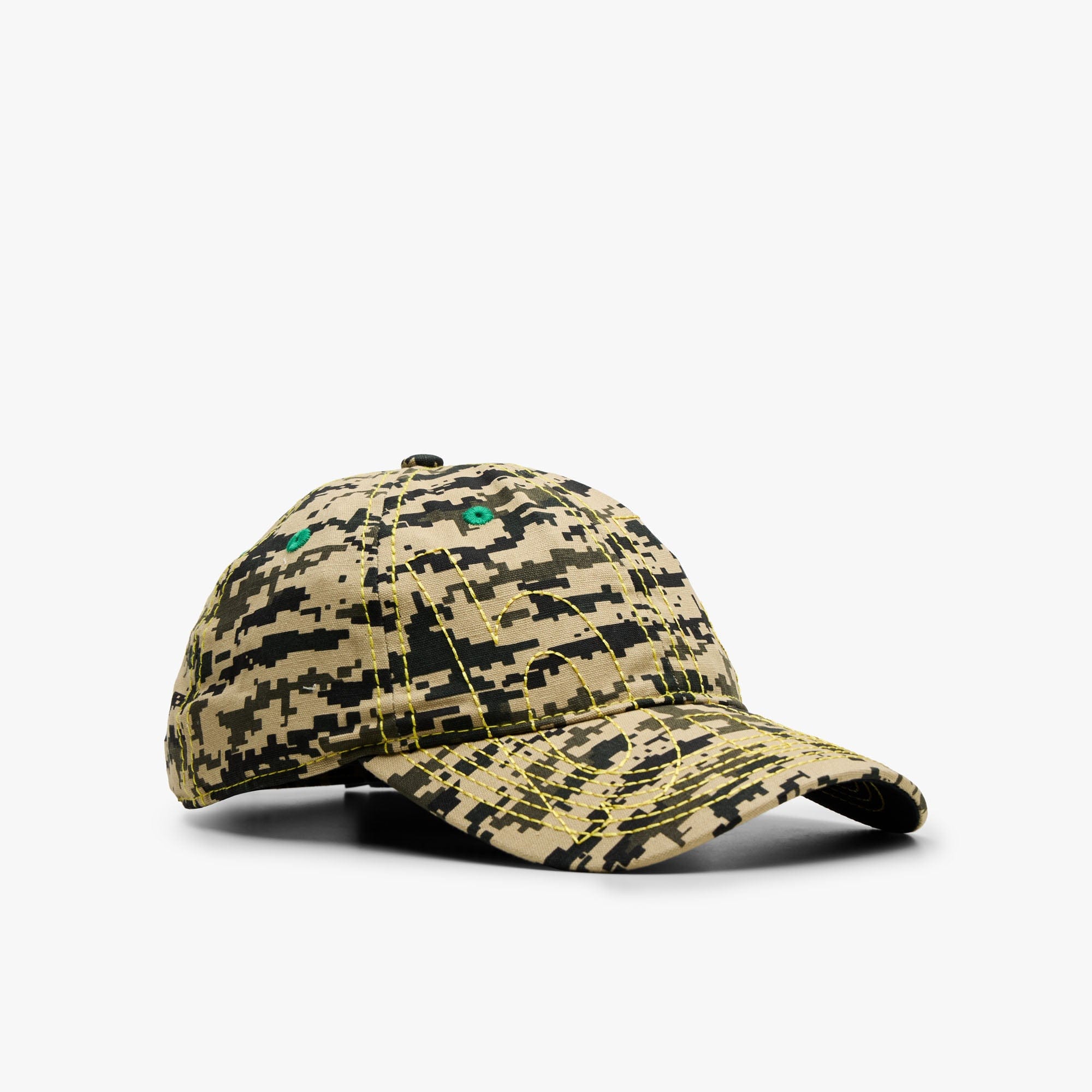 B.eautiful Vapor 6 Panel Hat Mojave Digicamo / Yellow