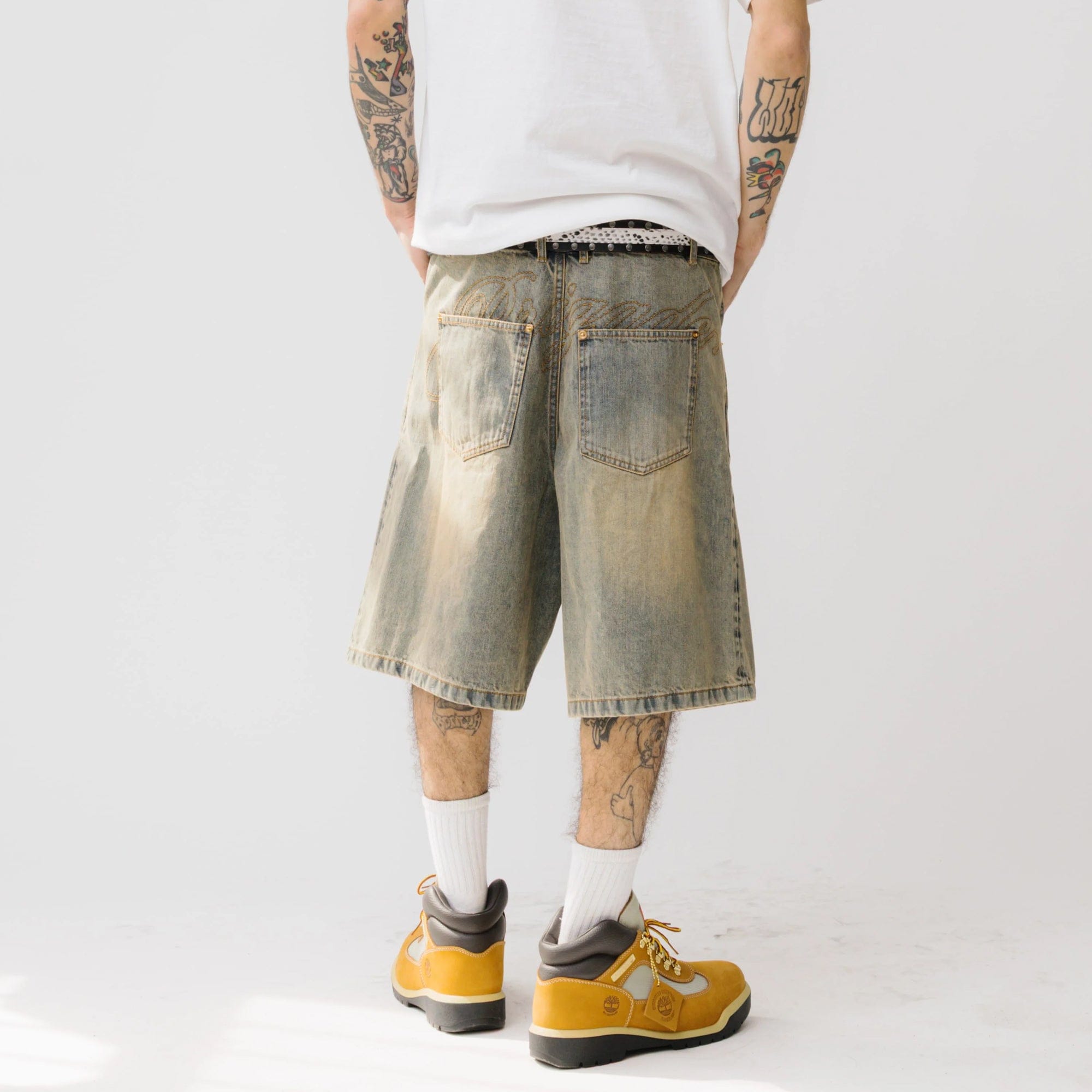 Brigade Mens Denim Carpenter Shorts