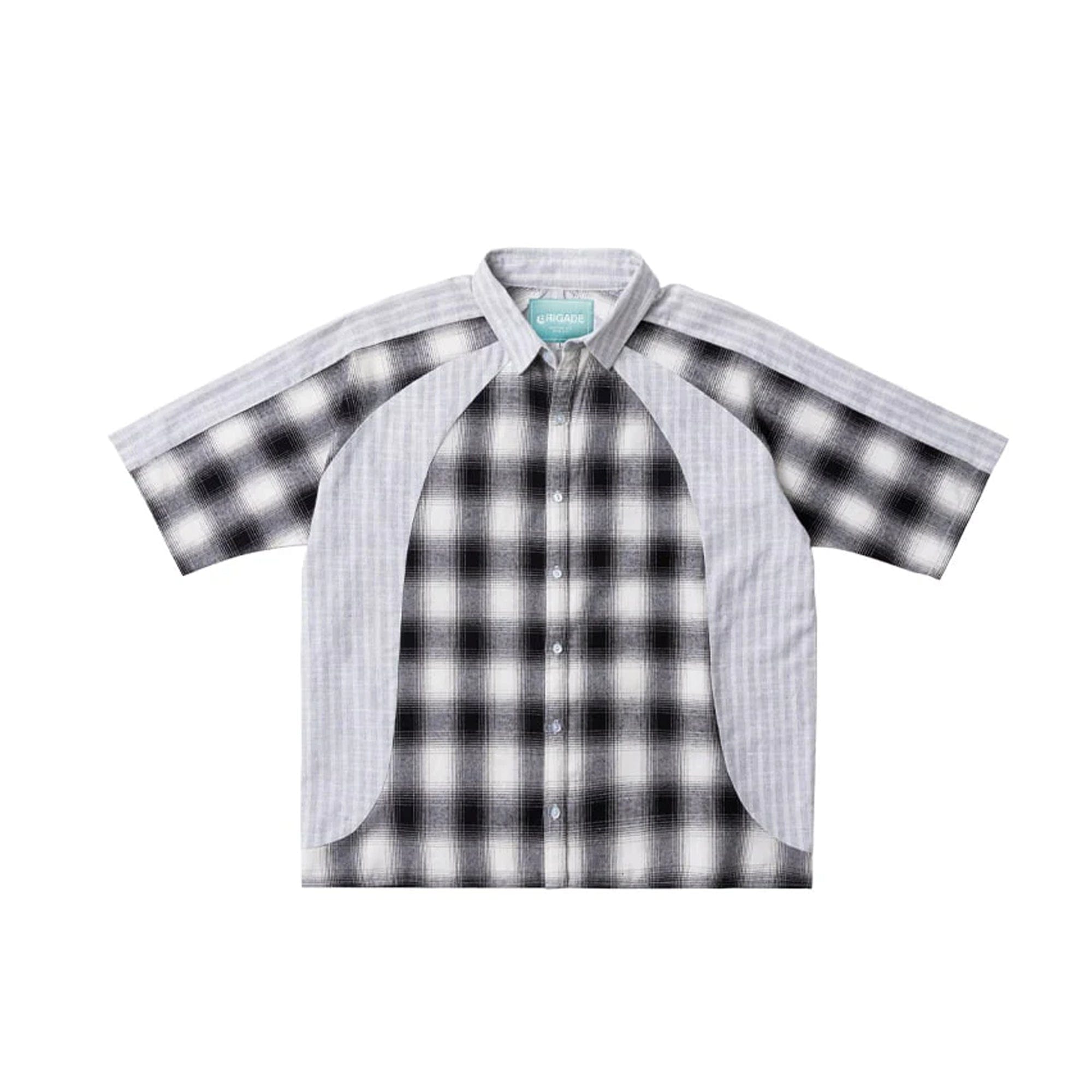 Brigade Mens Velodrome Short Sleeve Button Down Shirt