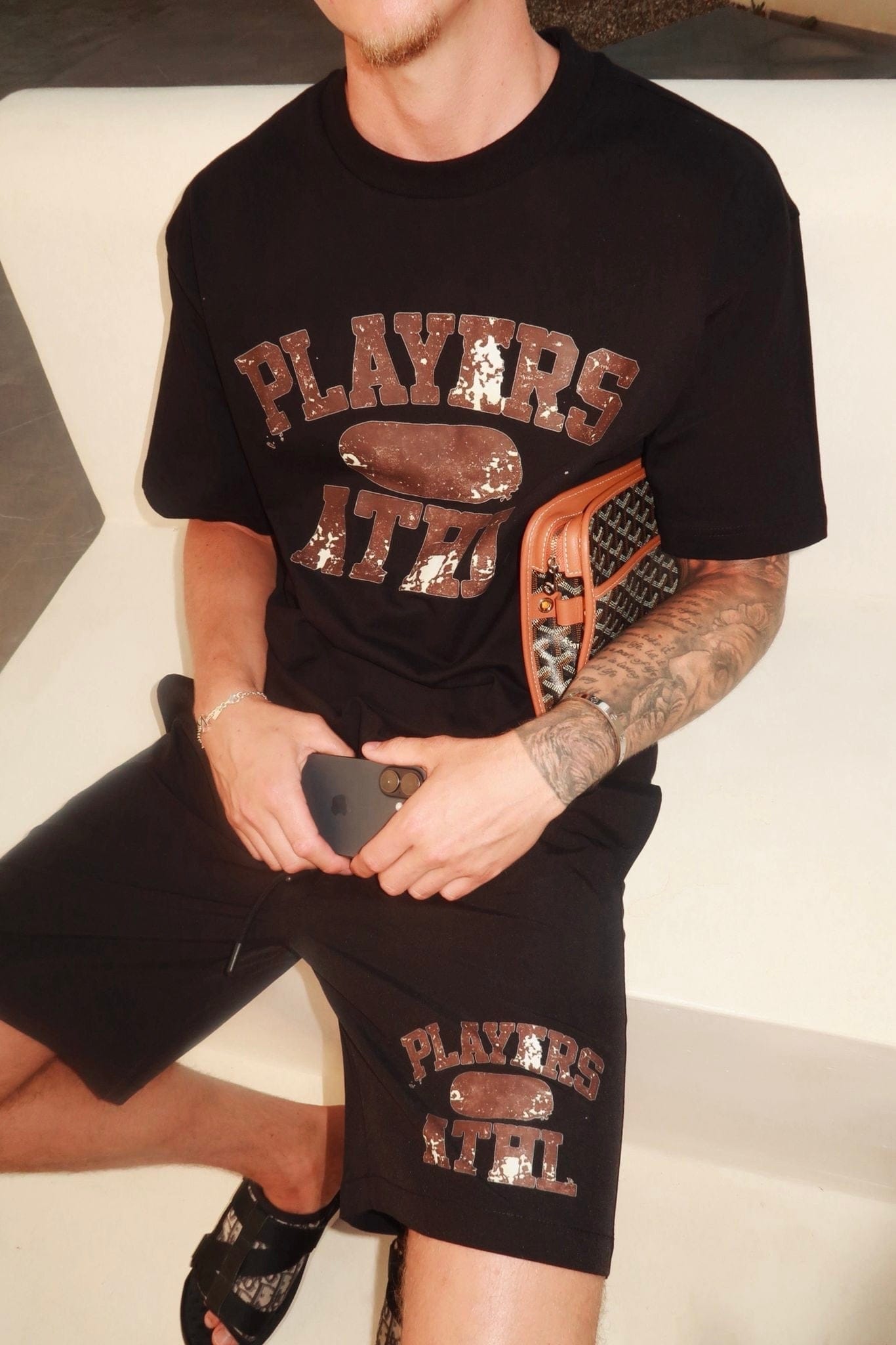Players ONLY ATHLETIC BLACK T-Shirt