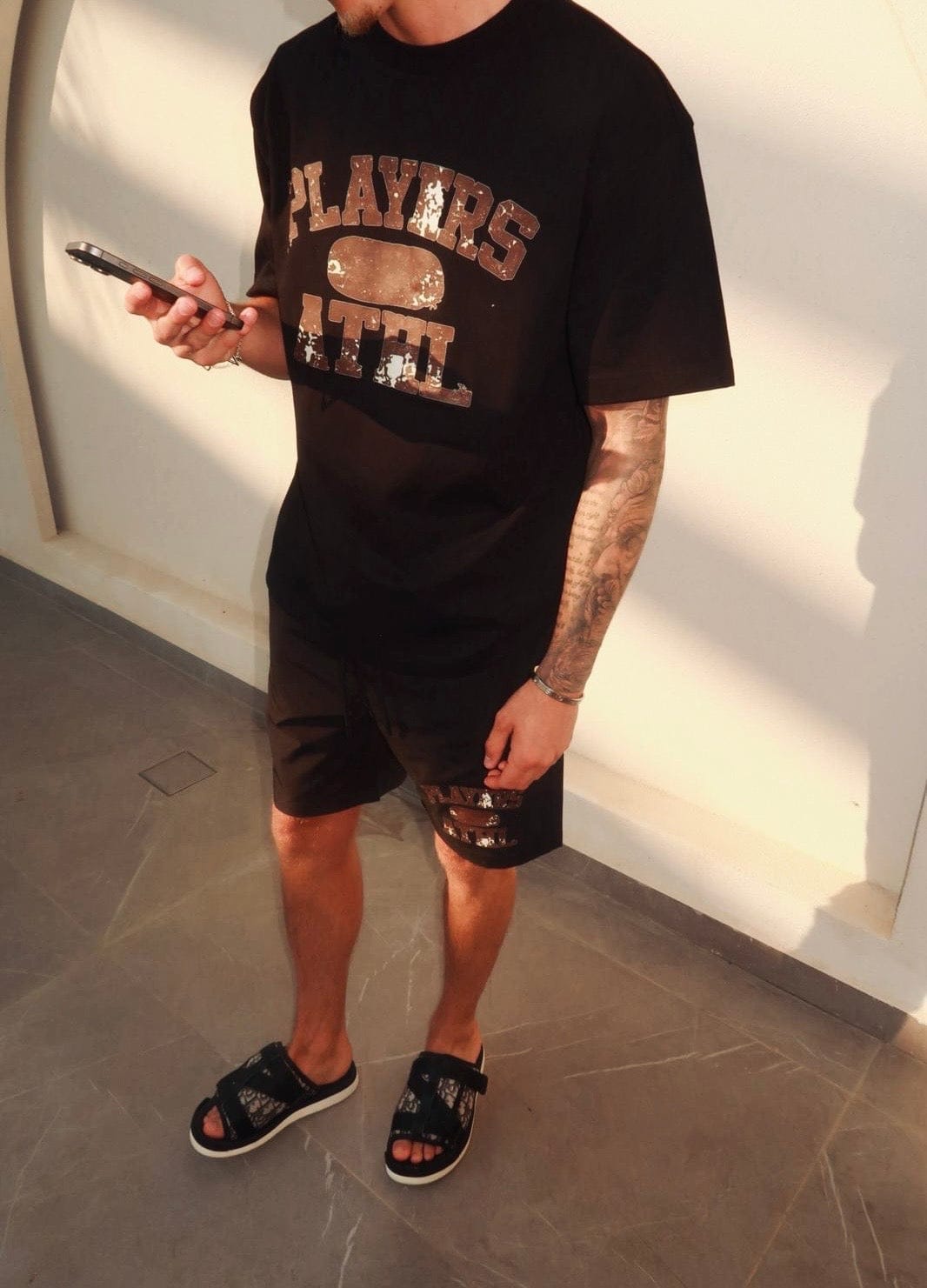 Players ONLY ATHLETIC BLACK T-Shirt