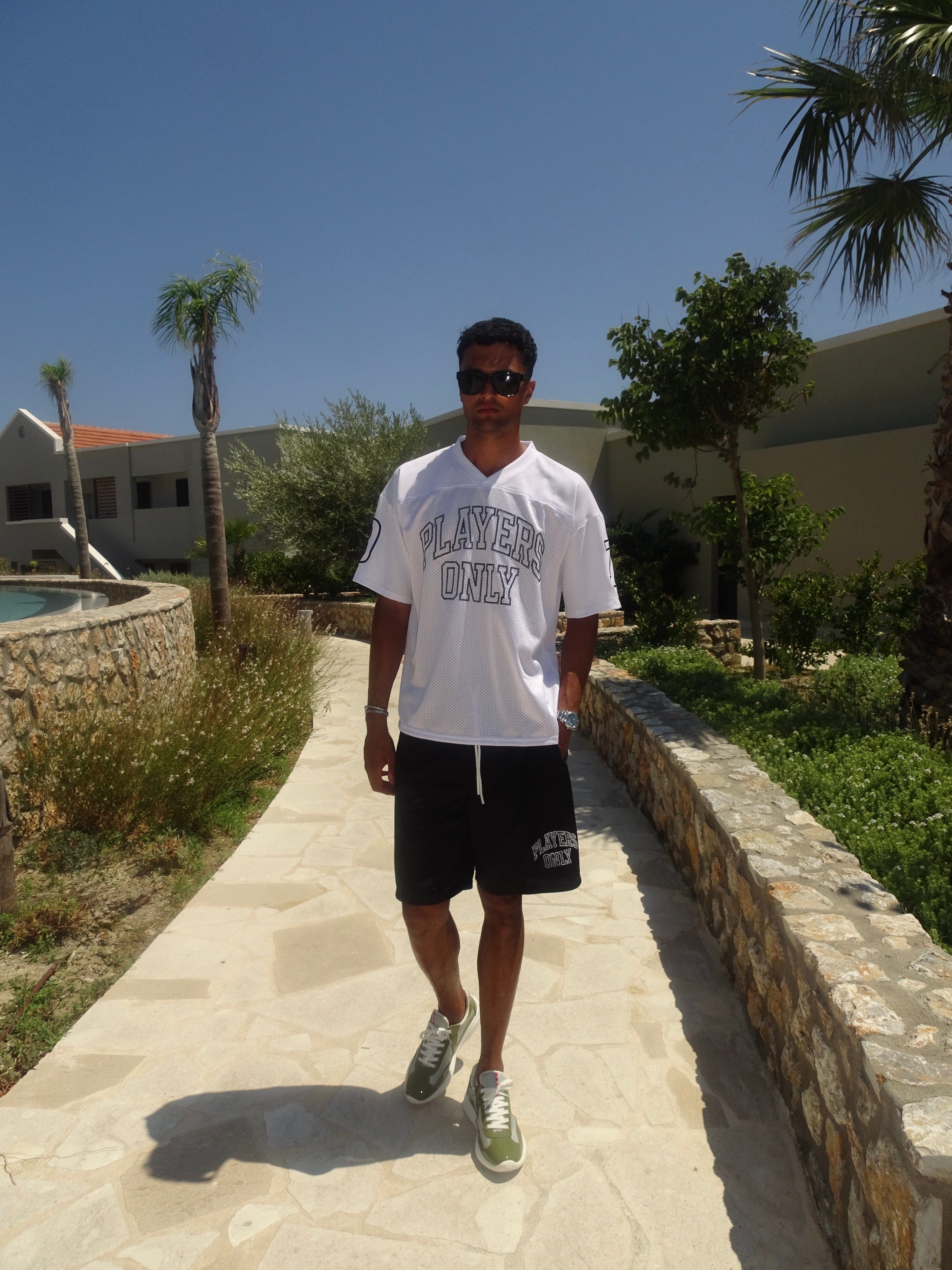 Players ONLY WHITE MESH JERSEY