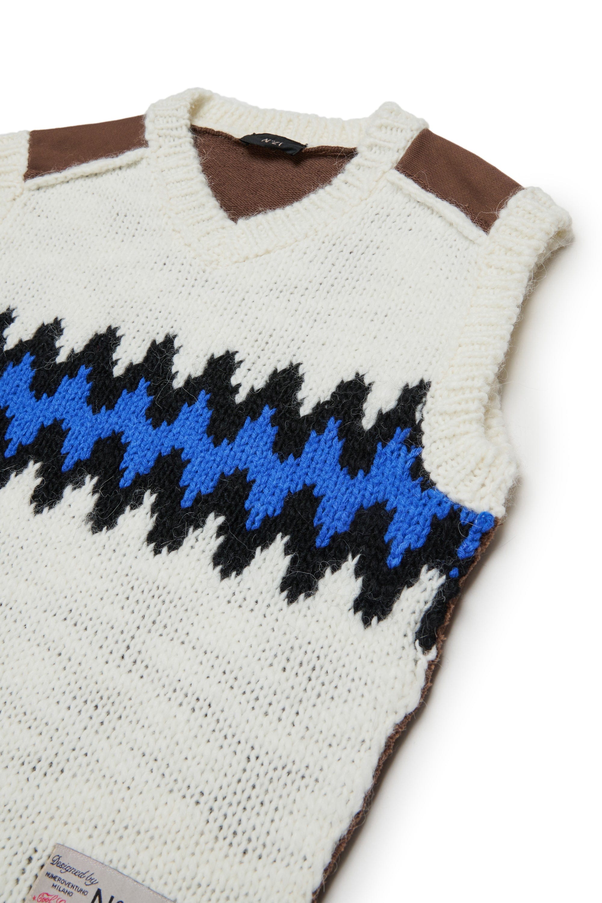 N21 GILET JACQUARD