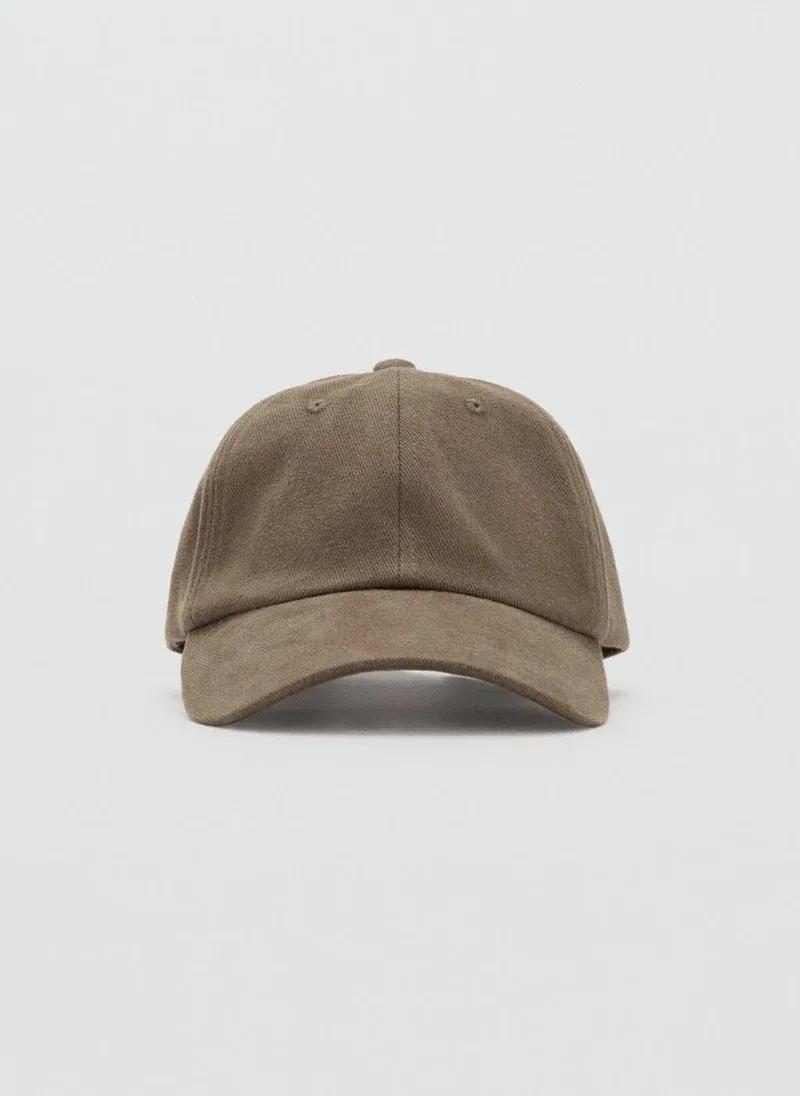 Mango Man Cotton visor cap for Men | Best Price UAE