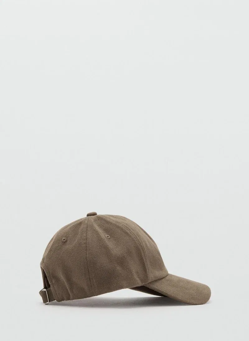 Mango Man Cotton visor cap for Men | Best Price UAE